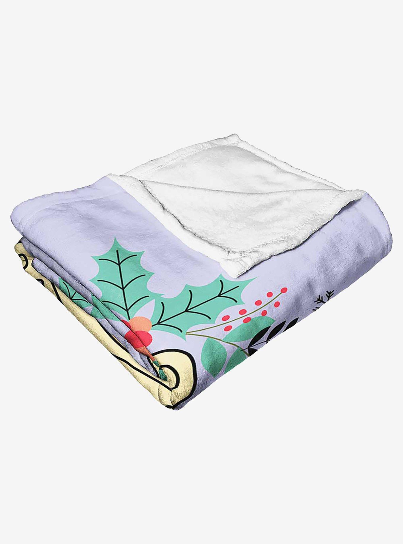 Friends Friends Wreath Silk Touch Throw Blanket, , alternate
