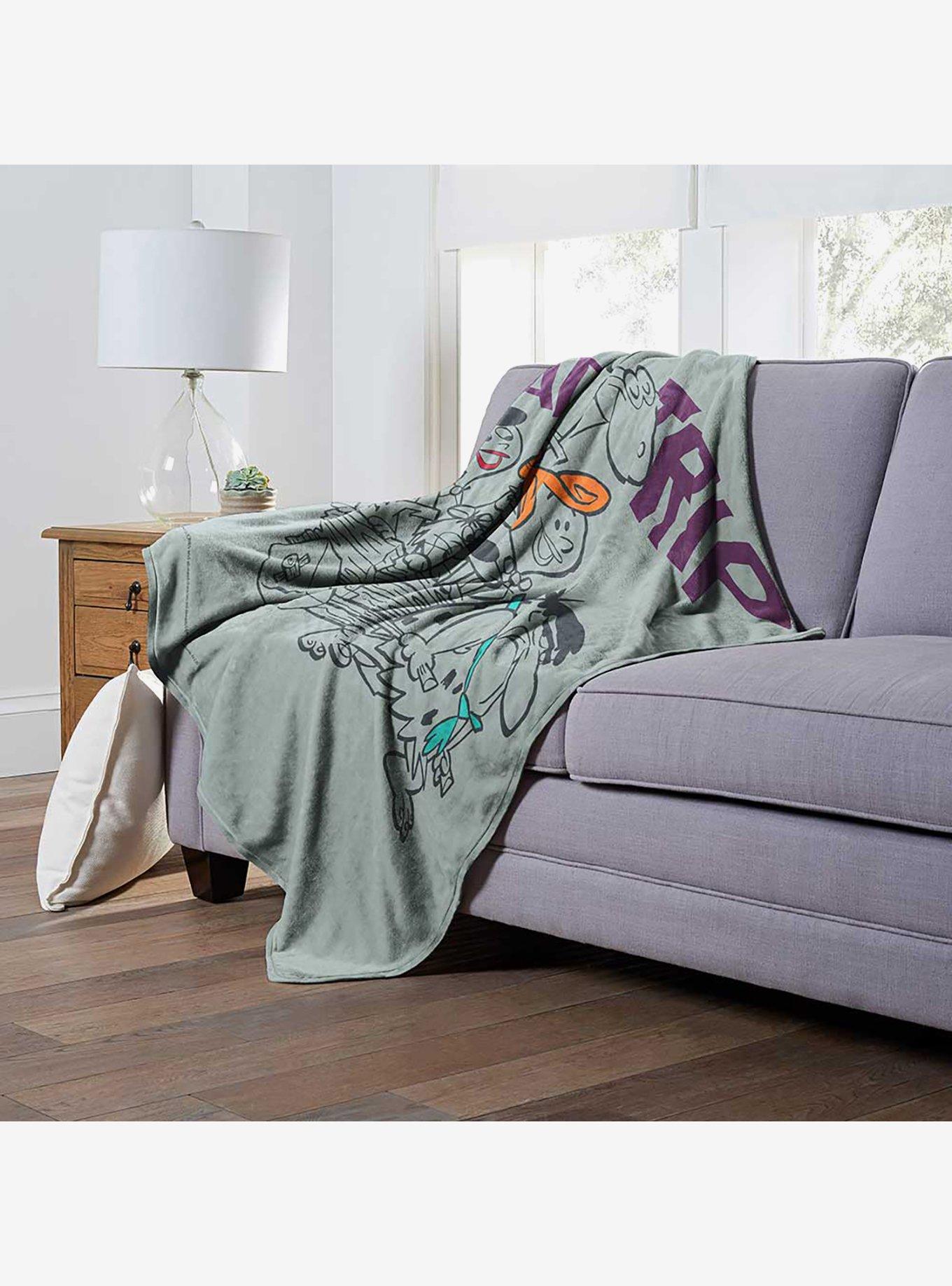 The Flintstones Road Trip Silk Touch Throw Blanket, , alternate