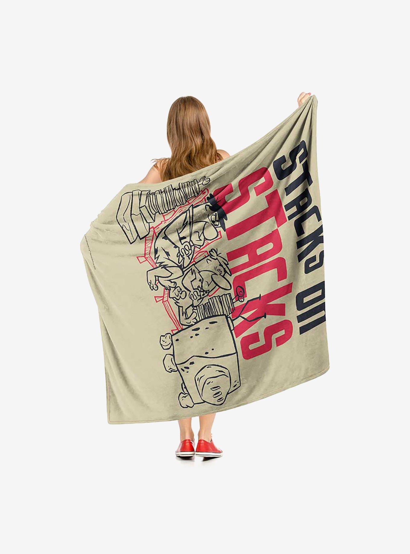The Flintstones Stacks On Stacks Silk Touch Throw Blanket, , hi-res