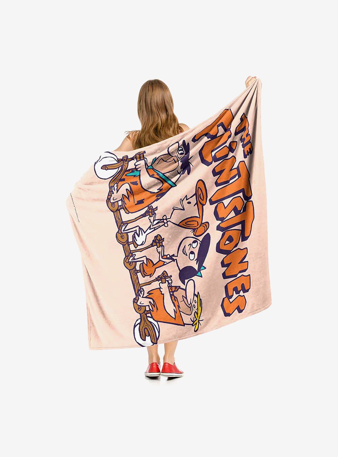 The Flintstones Flinestones And Friends Silk Touch Throw Blanket, , hi-res