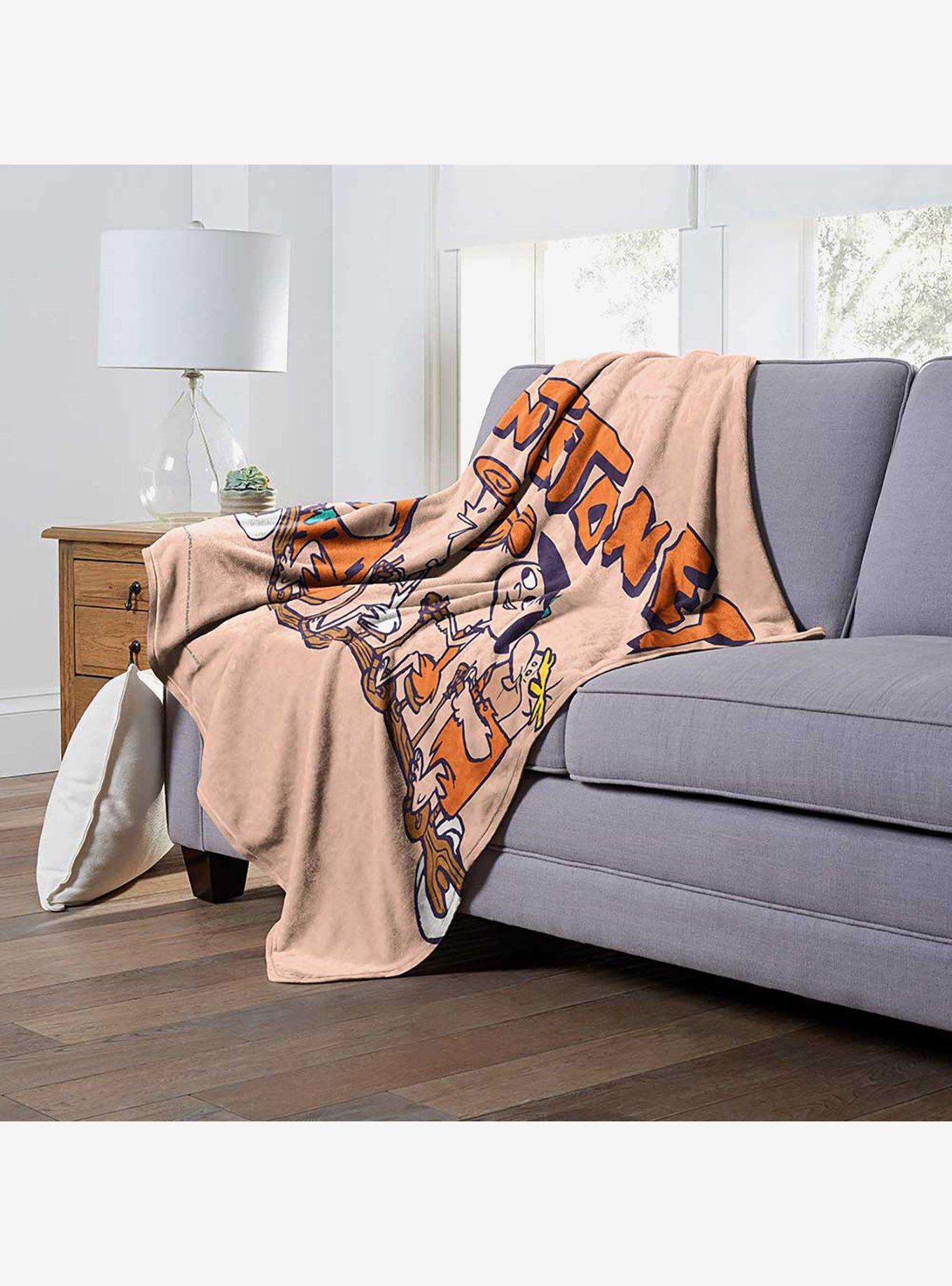The Flintstones Flinestones And Friends Silk Touch Throw Blanket, , alternate