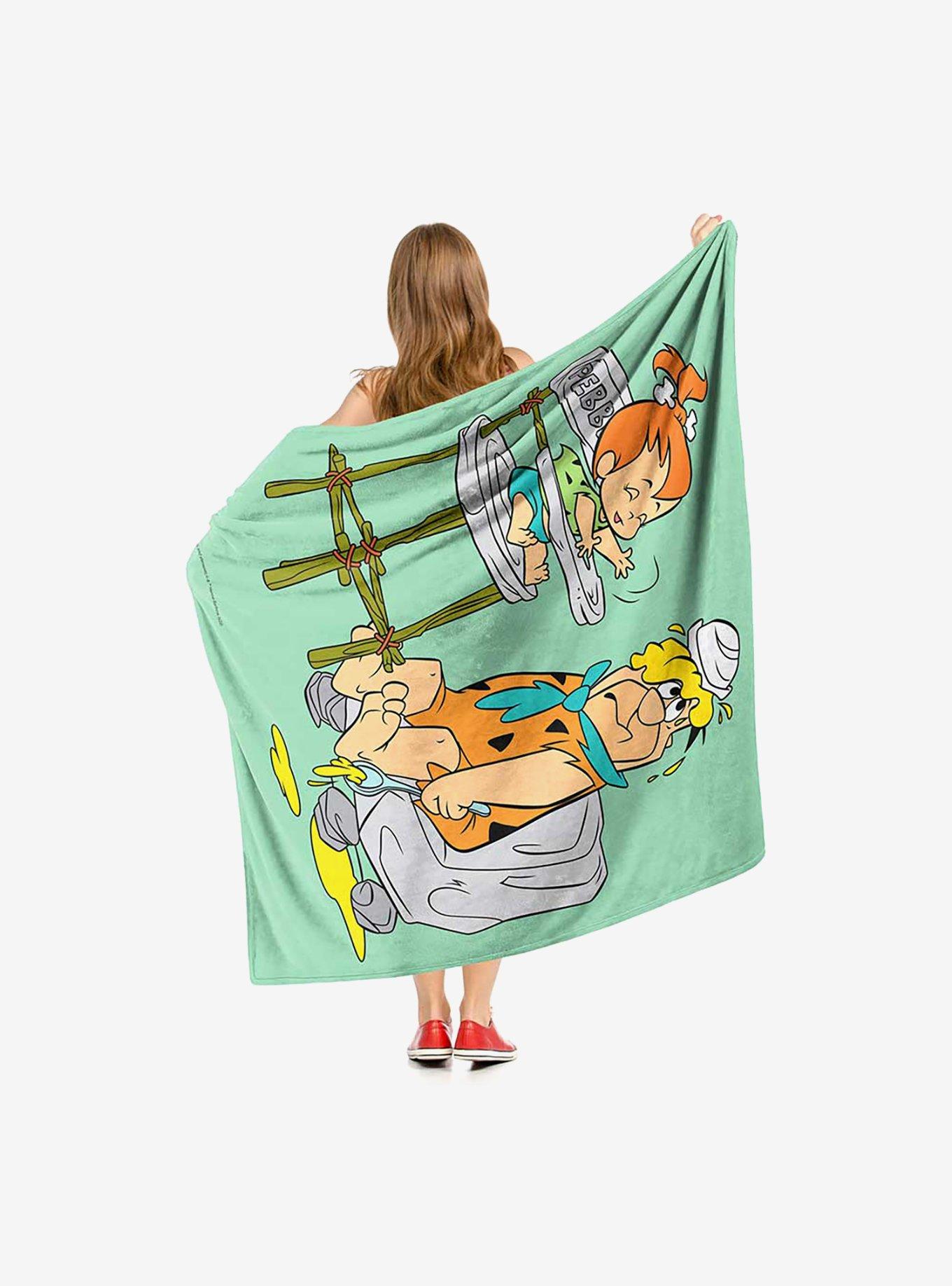 The Flintstones Fatherly Love Silk Touch Throw Blanket, , hi-res