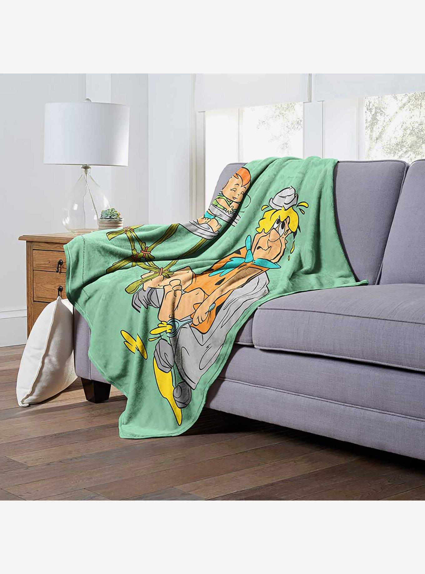 The Flintstones Fatherly Love Silk Touch Throw Blanket, , alternate
