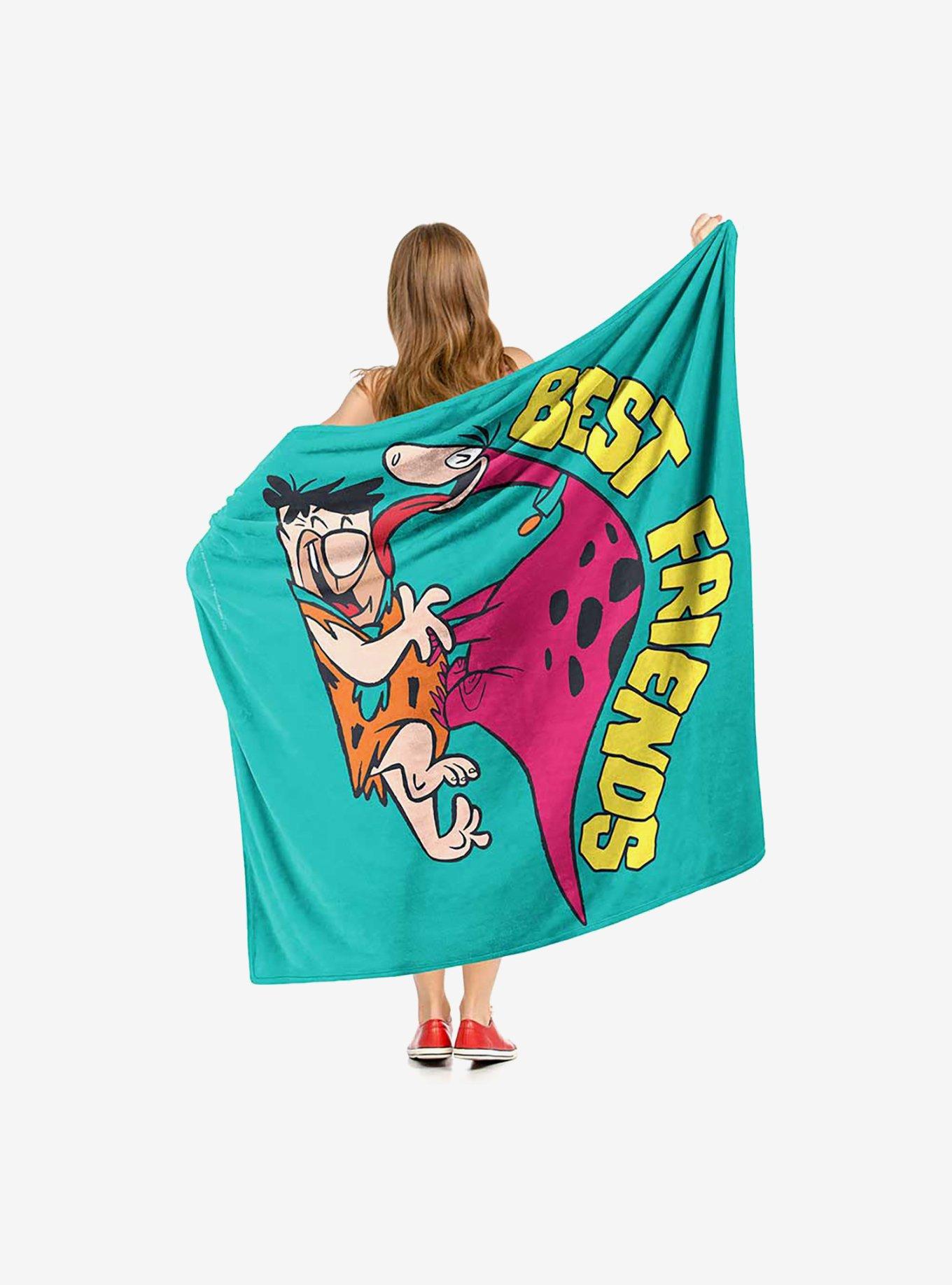 The Flintstones Cavemans Best Friend Silk Touch Throw Blanket, , hi-res