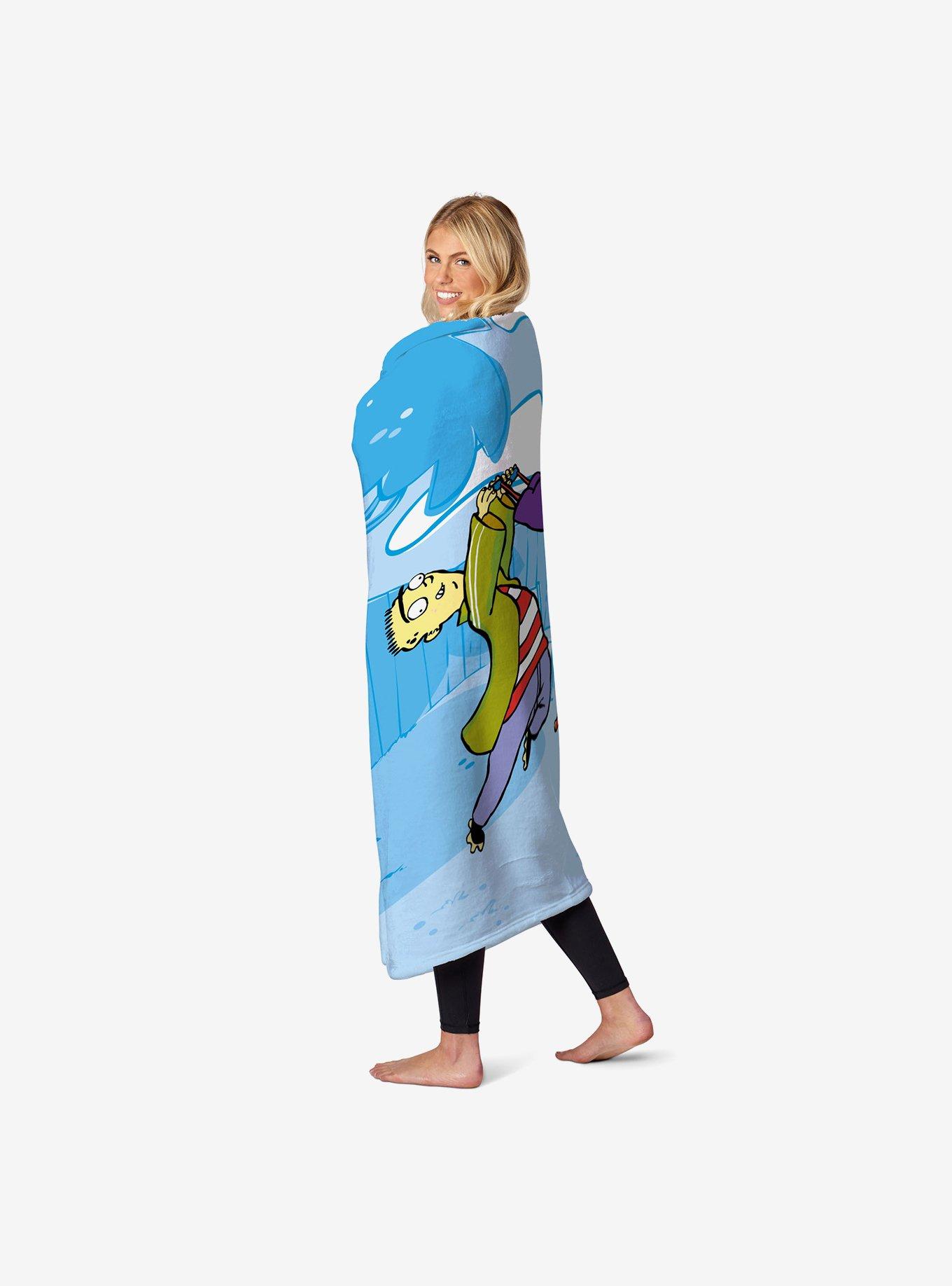 Ed Edd N Eddy Running Through Silk Touch Throw Blanket, , alternate