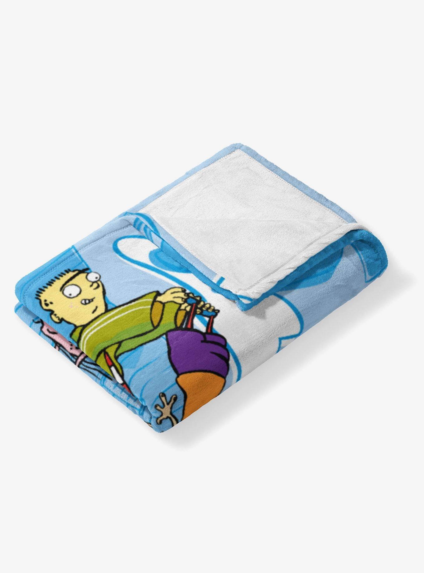 Ed Edd N Eddy Running Through Silk Touch Throw Blanket, , alternate