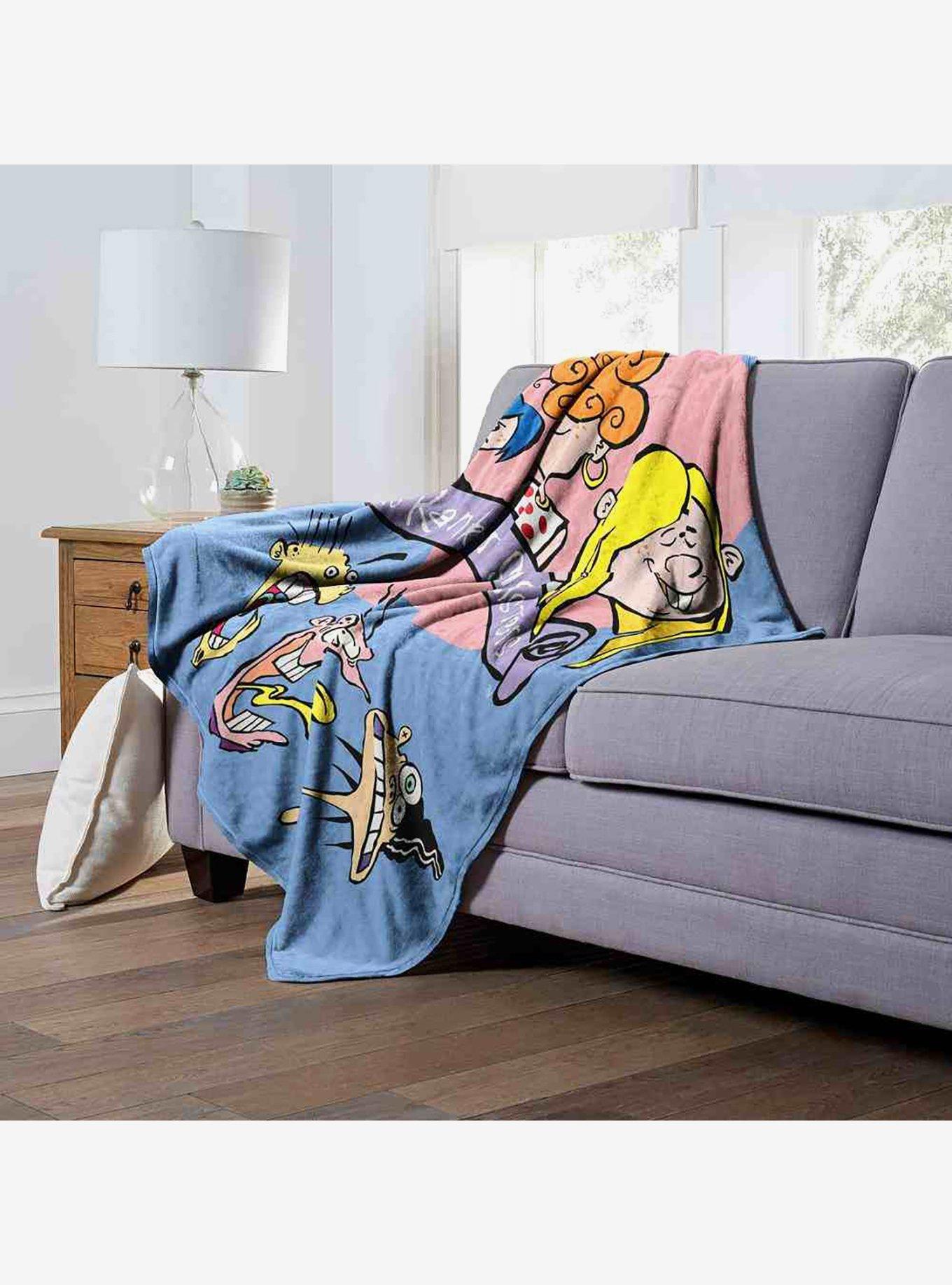 Ed Edd N Eddy Uh Oh Kranker Sisters Silk Touch Throw Blanket, , alternate