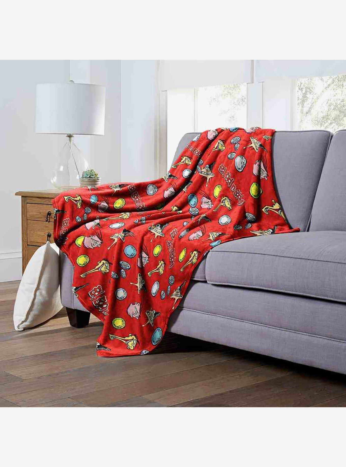 Ed Edd N Eddy Ed Boys Pattern Silk Touch Throw Blanket, , alternate