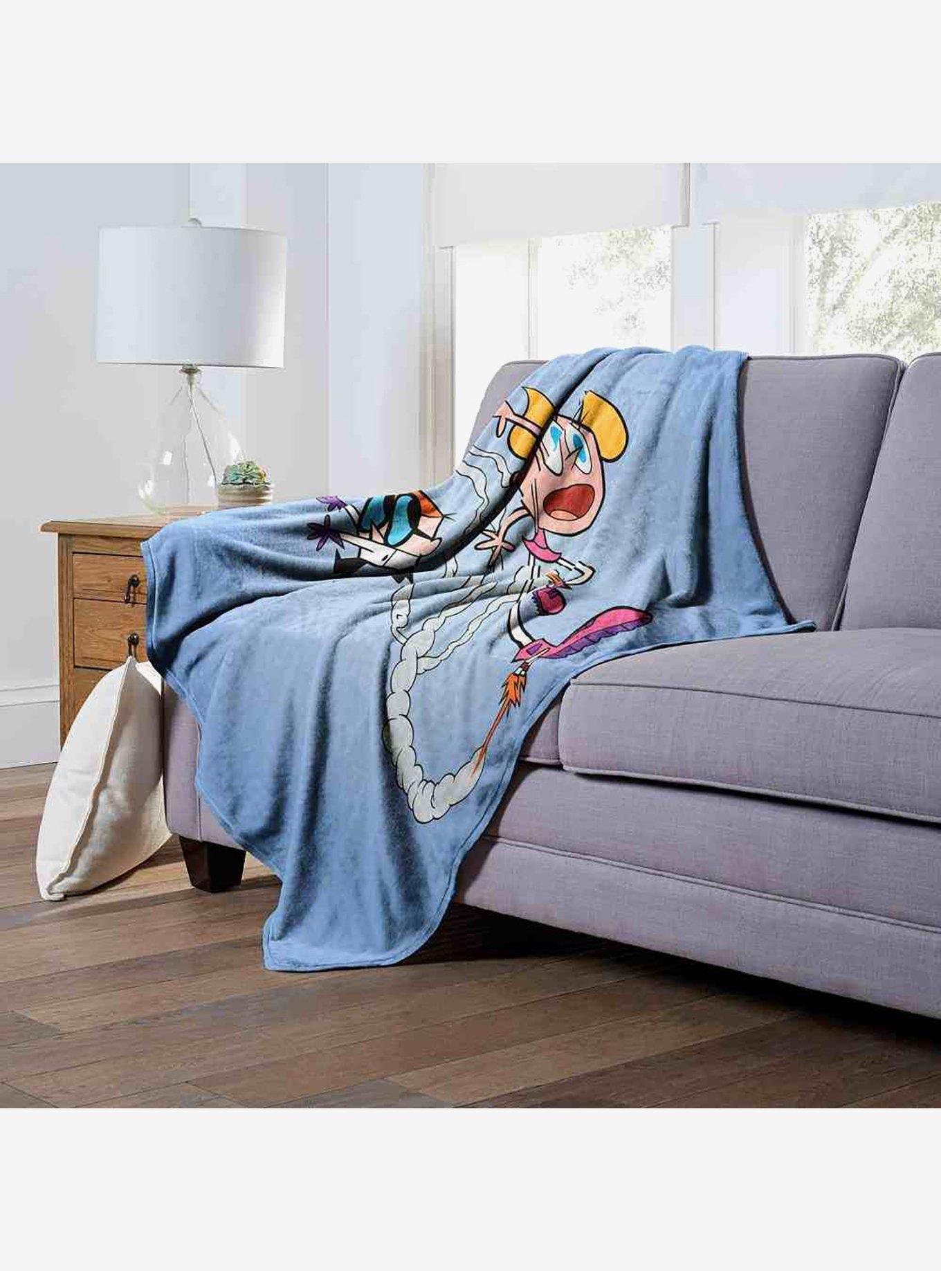 Dexter's Laboratory Test Run Silk Touch Throw Blanket, , alternate
