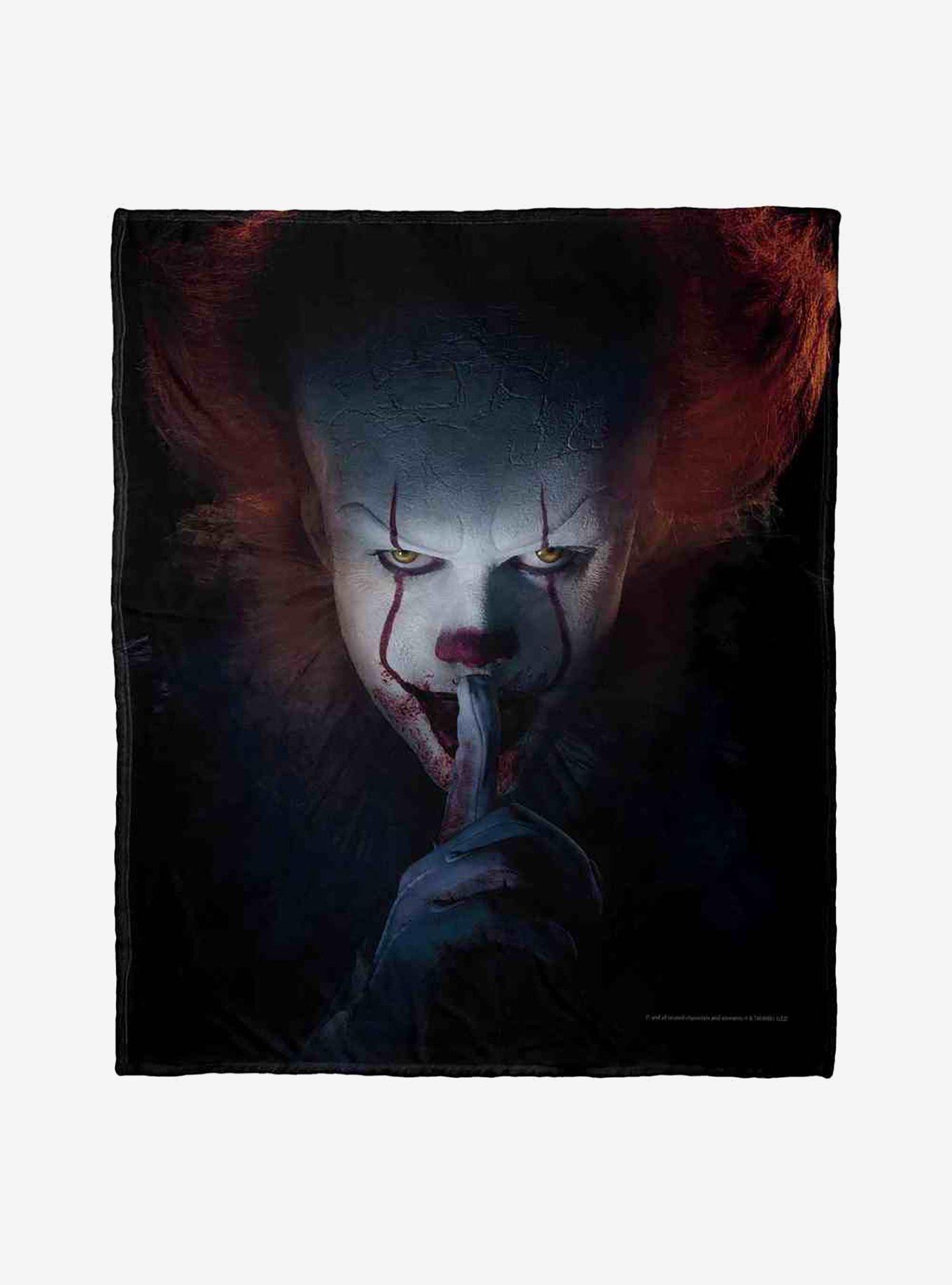 It Chapter 2 Quiet Down Silk Touch Throw Blanket, , hi-res