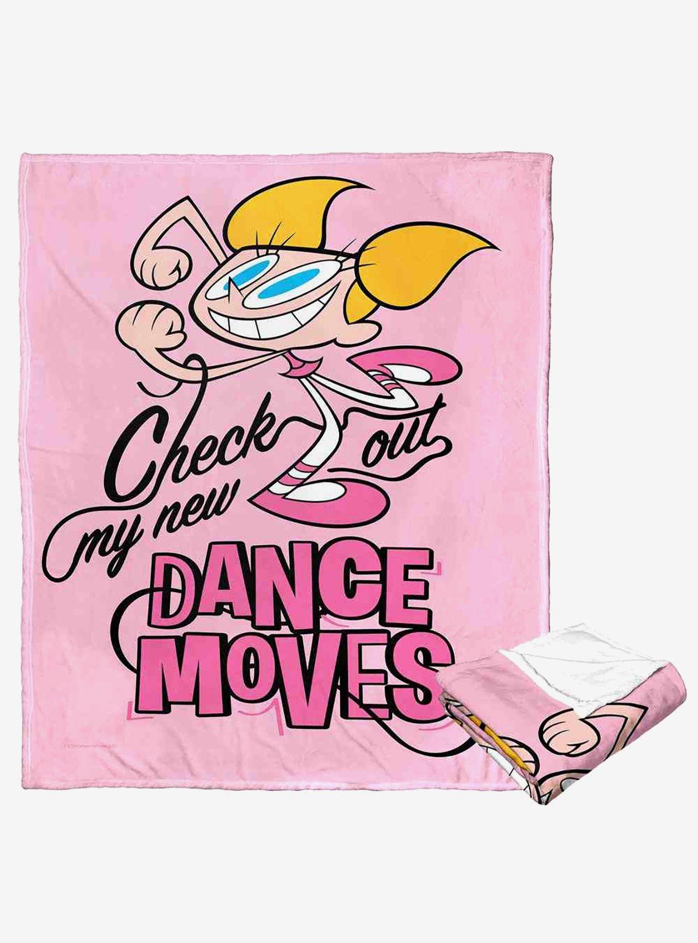Dexter's Laboratory Check Out My Dance Moves Silk Touch Throw Blanket, , hi-res