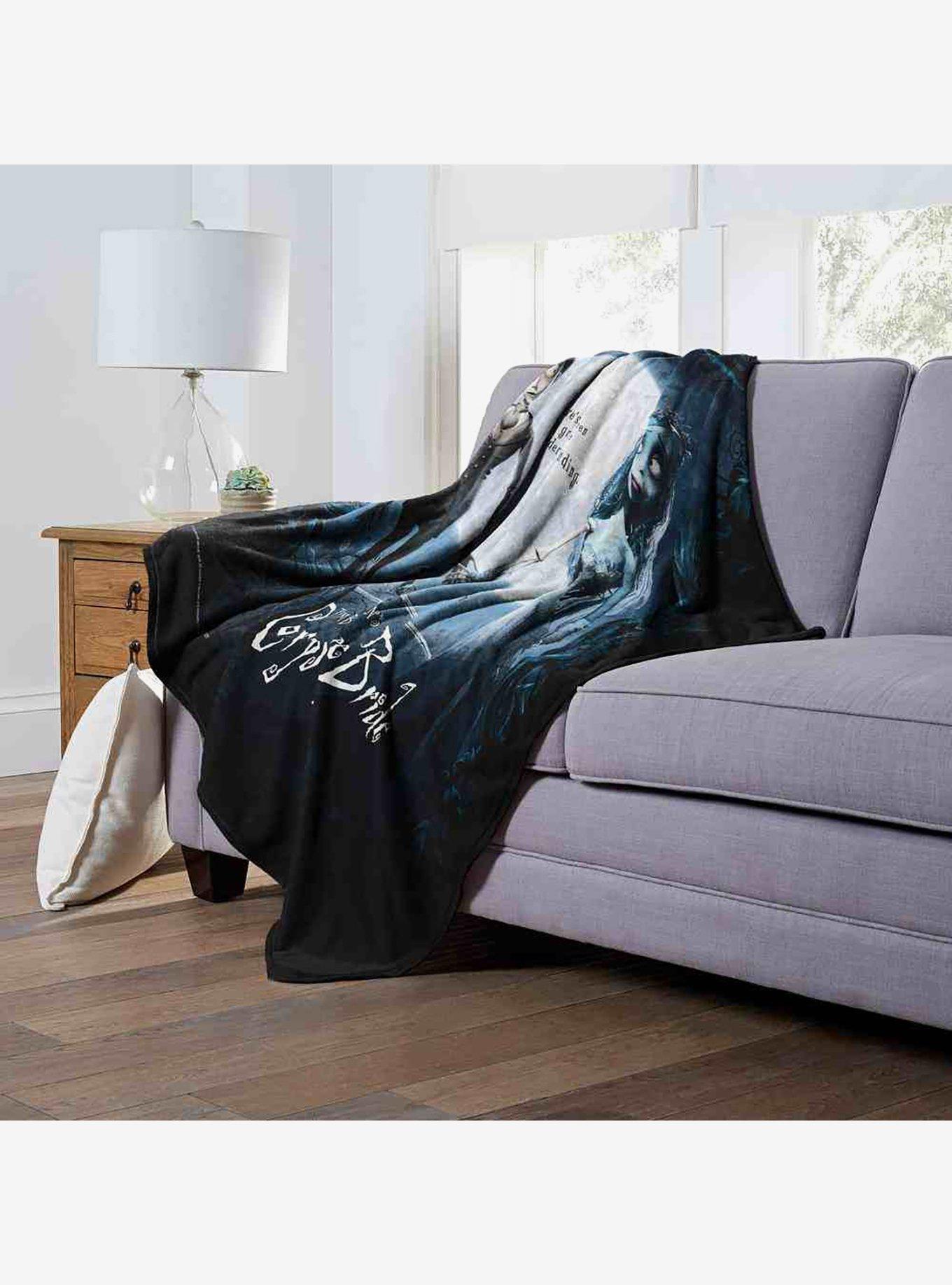 Corpse Bride Movie Poster Silk Touch Throw Blanket, , alternate