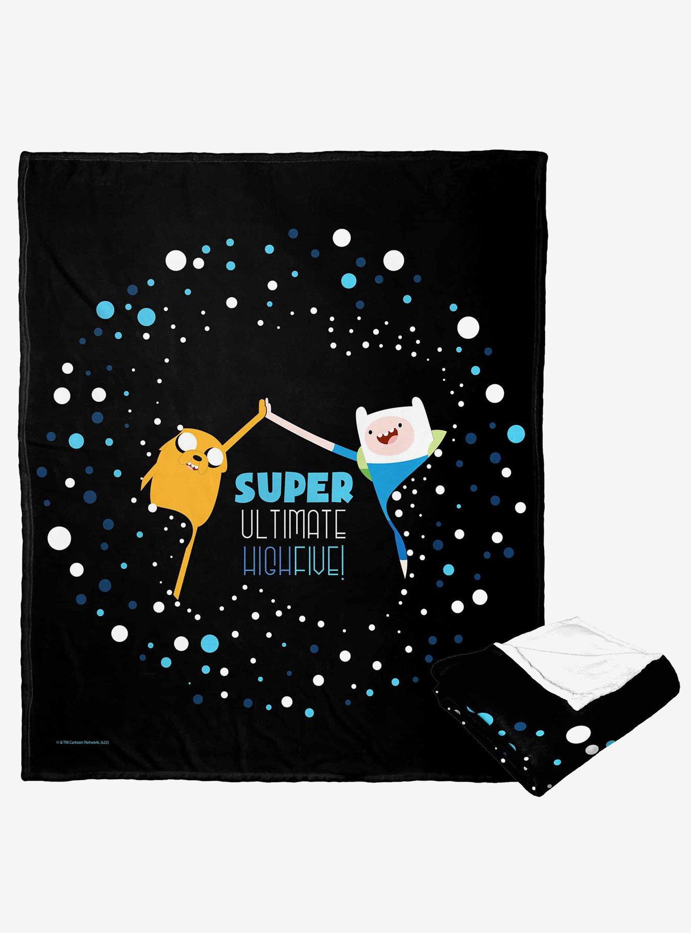 Adventure Time Super Ultimate High Five Silk Touch Throw Blanket, , hi-res