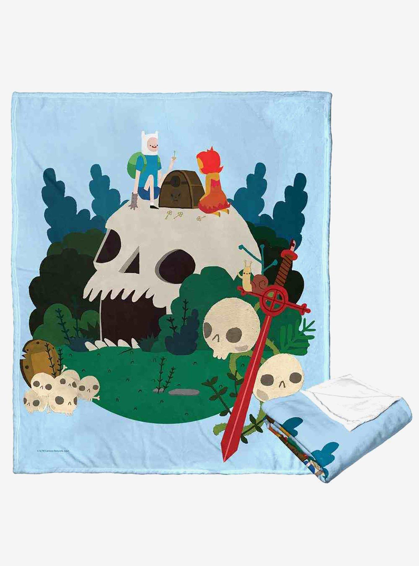 Adventure Time Treasure Awaits Silk Touch Throw Blanket, , hi-res