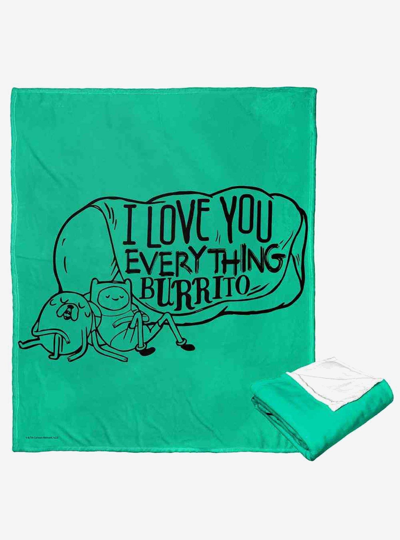 Adventure Time Everything Burrito Silk Touch Throw Blanket, , hi-res