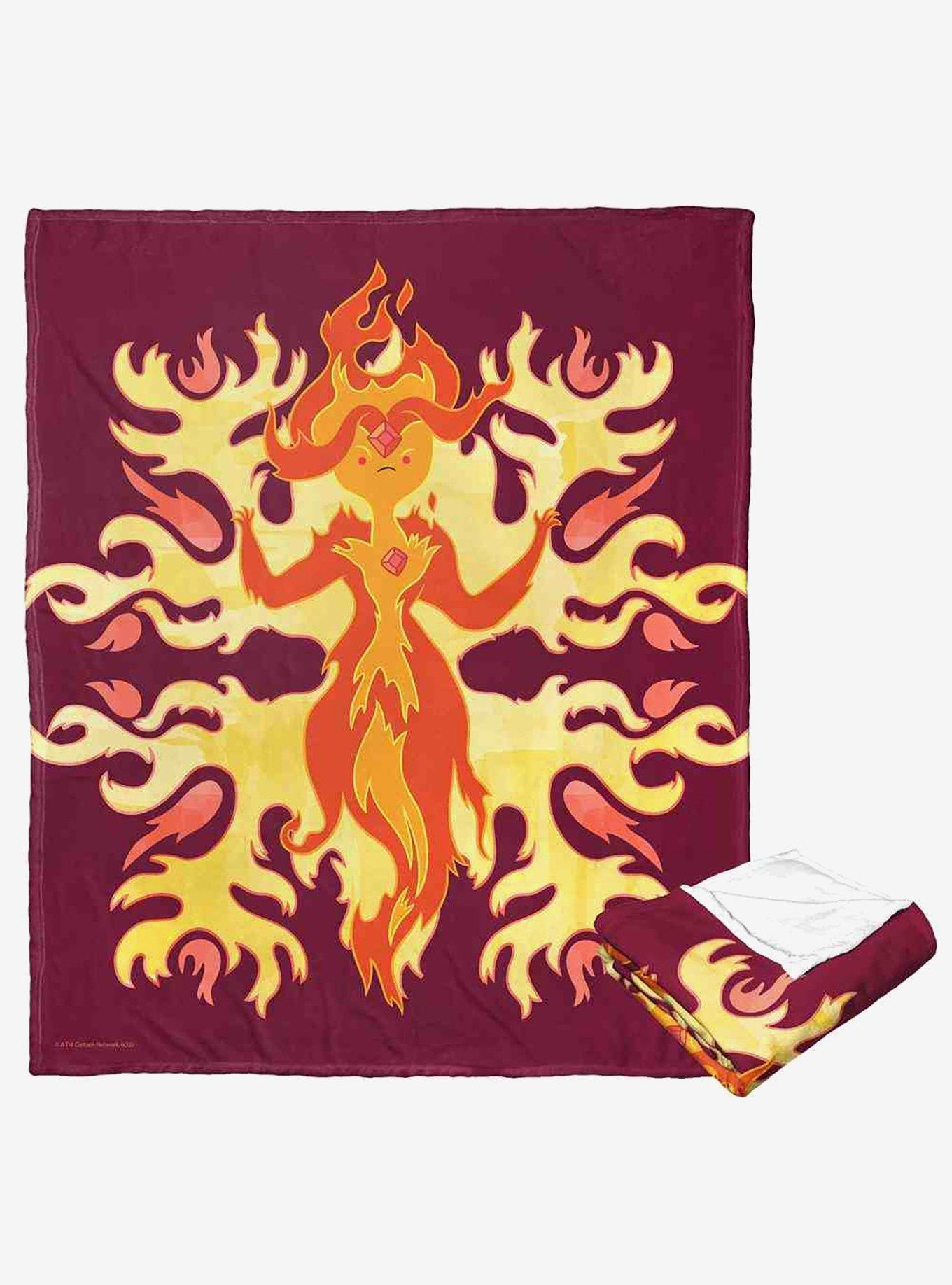 Adventure Time Fired Up Silk Touch Throw Blanket, , hi-res