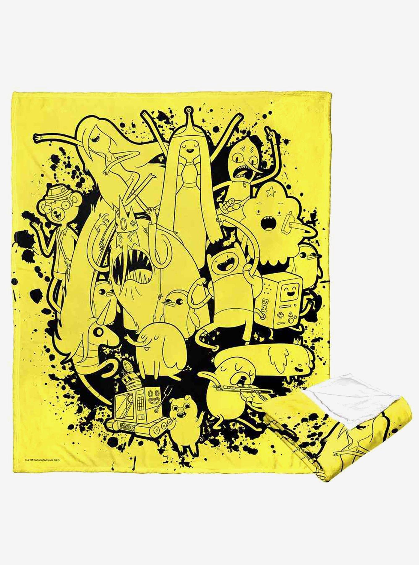 Adventure Time Inked Friends Silk Touch Throw Blanket, , hi-res