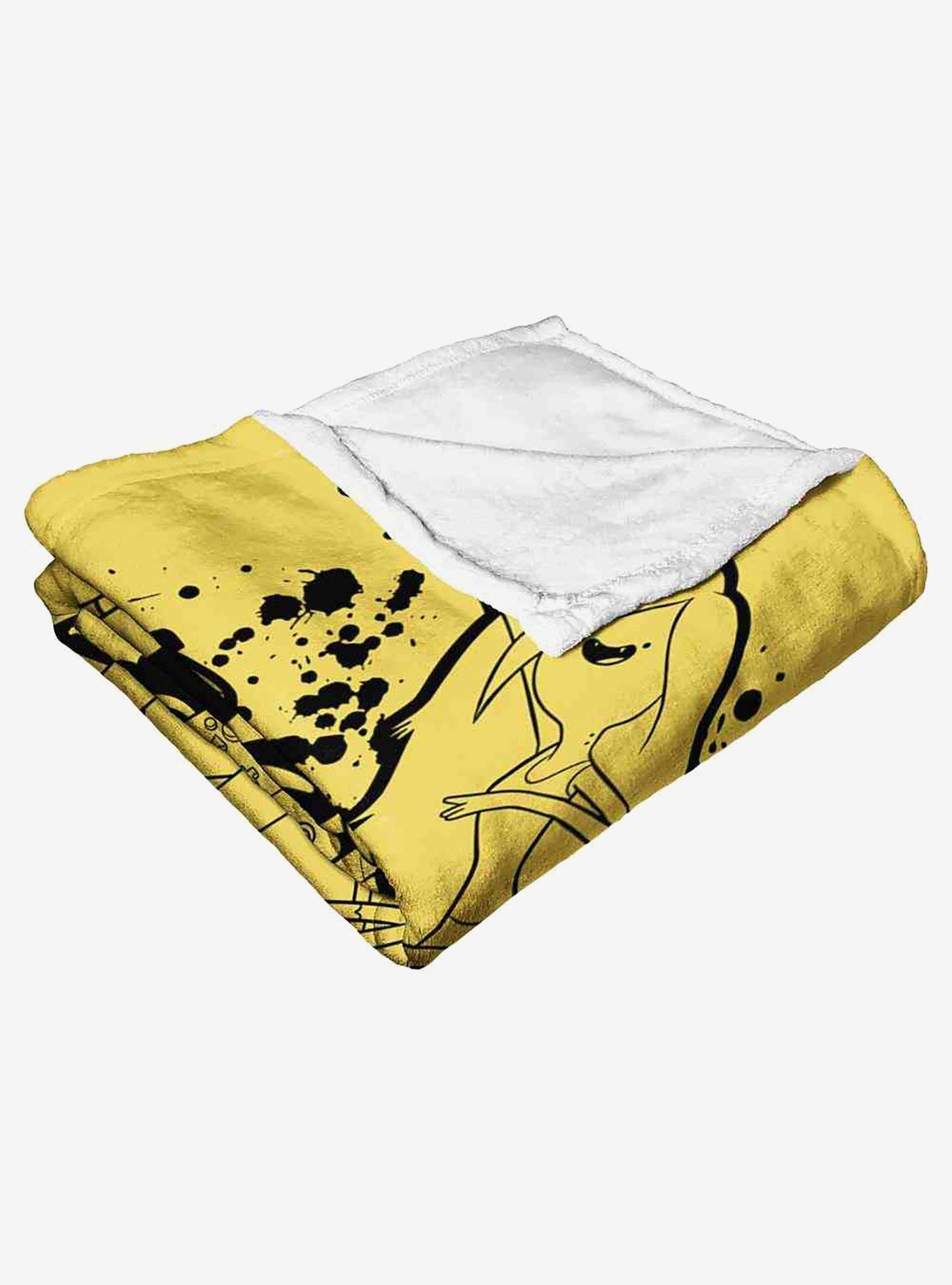 Adventure Time Inked Friends Silk Touch Throw Blanket, , alternate