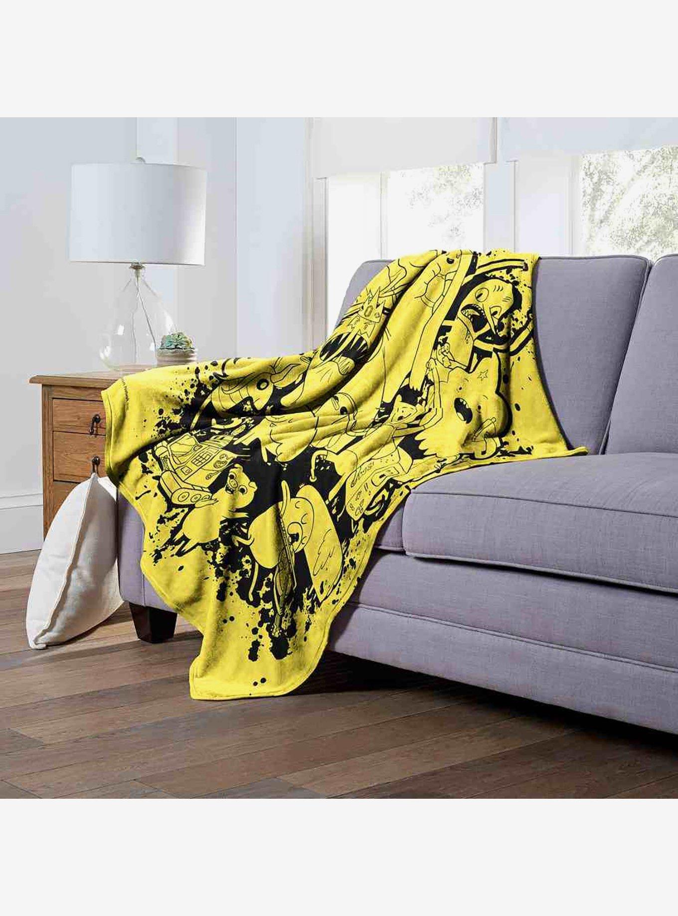 Adventure Time Inked Friends Silk Touch Throw Blanket, , alternate