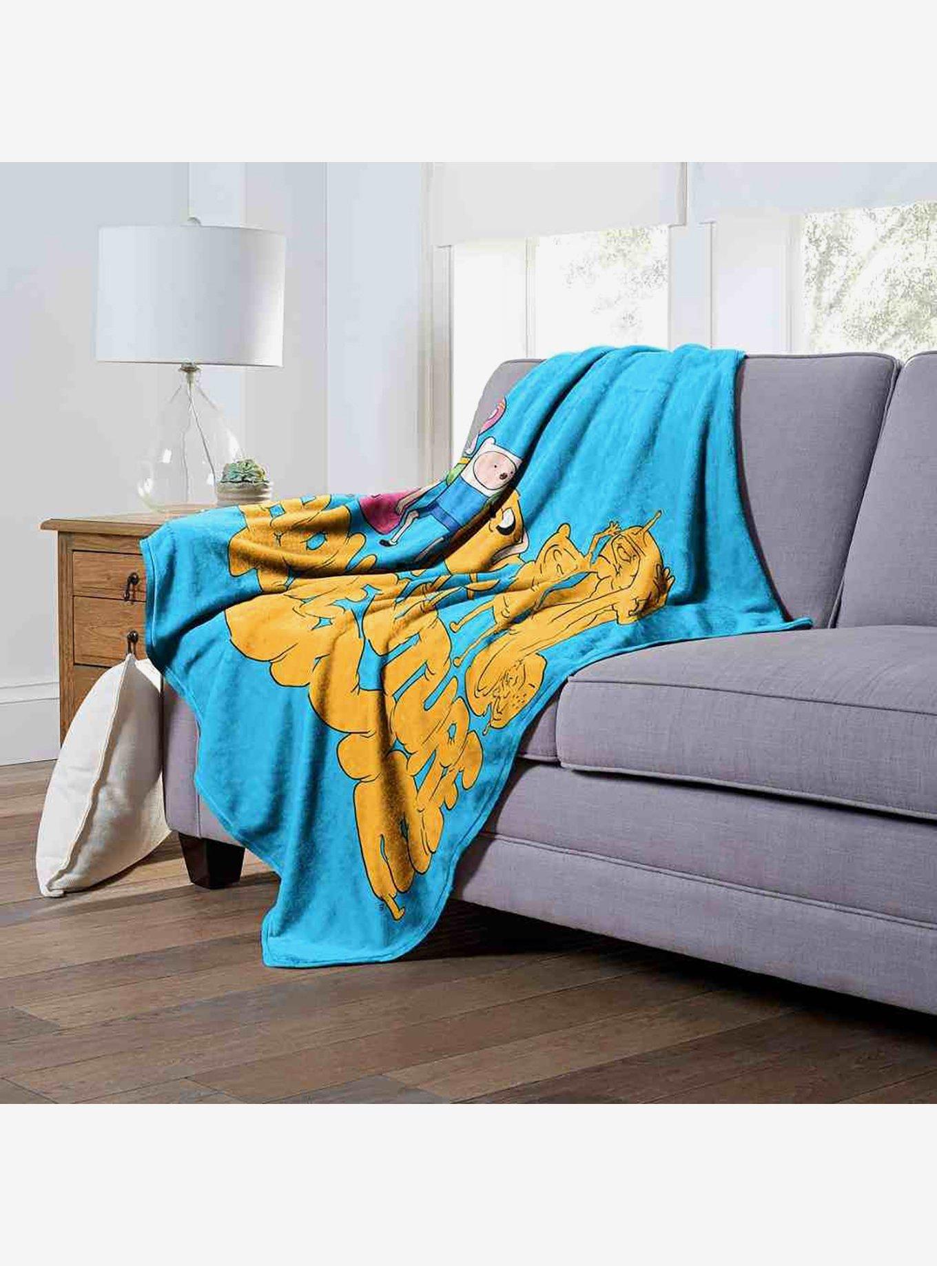 Adventure Time Jake Silliness Silk Touch Throw Blanket, , alternate
