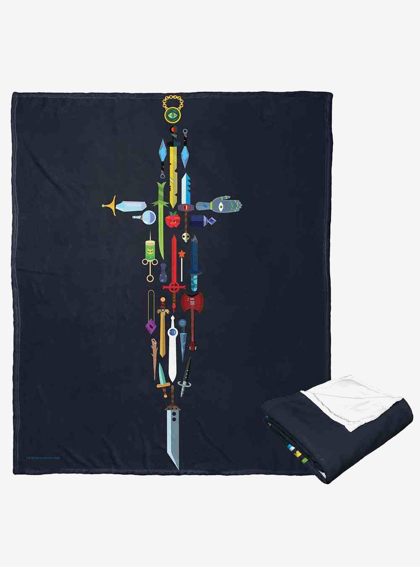 Adventure Time Magical Items Silk Touch Throw Blanket, , hi-res
