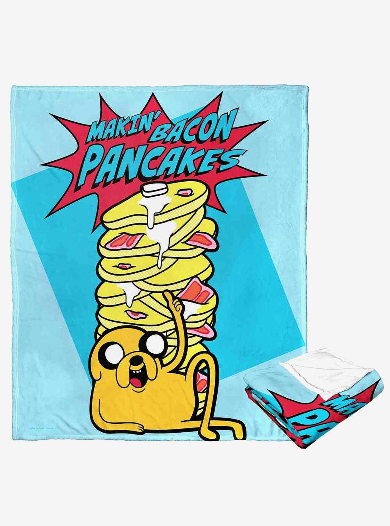 Adventure Time Makin Bacon Pancakes Silk Touch Throw Blanket, , hi-res