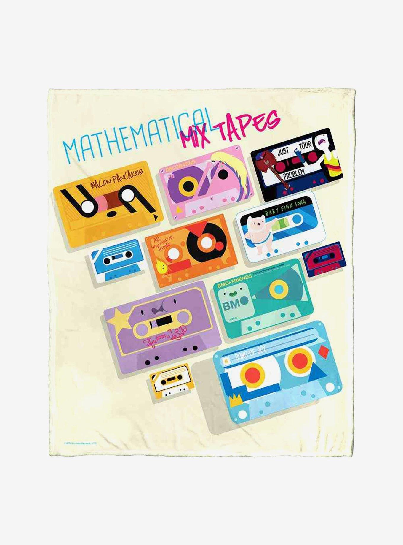 Adventure Time Mathematical Mixtapes Silk Touch Throw Blanket, , alternate