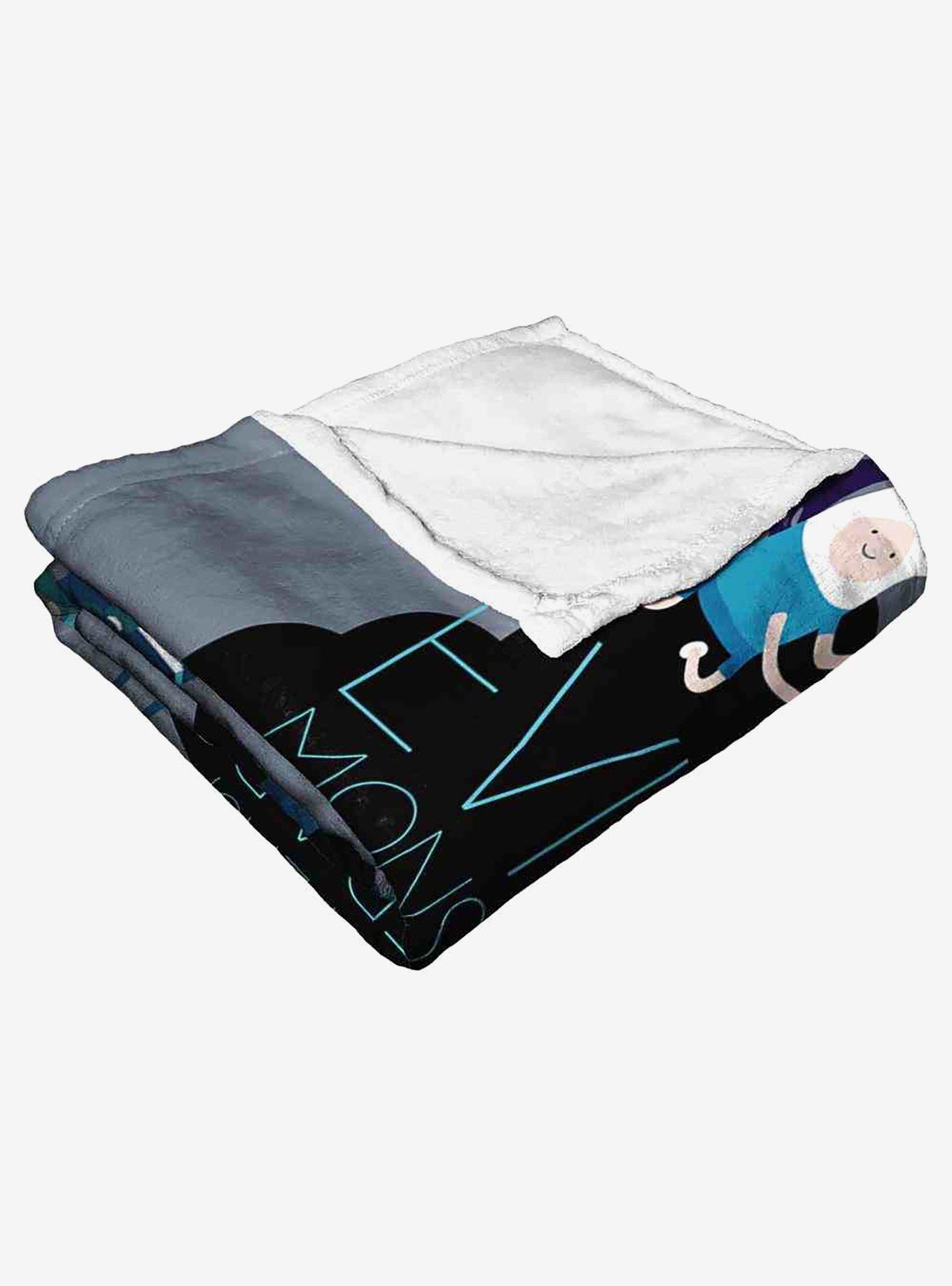 Adventure Time Monsters Traps And Magic Silk Touch Throw Blanket, , alternate