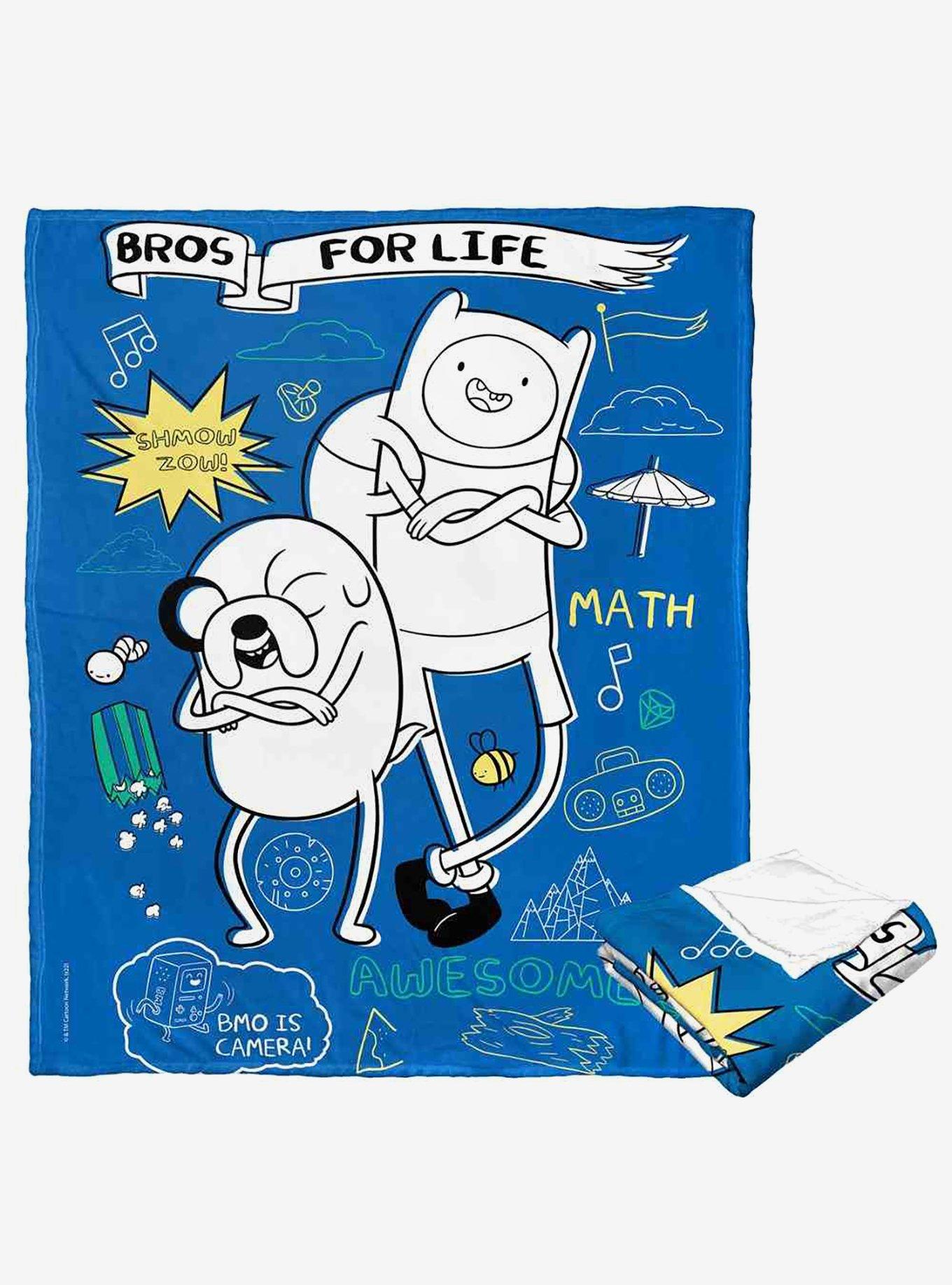 Adventure Time Bros For Life Silk Touch Throw Blanket, , hi-res