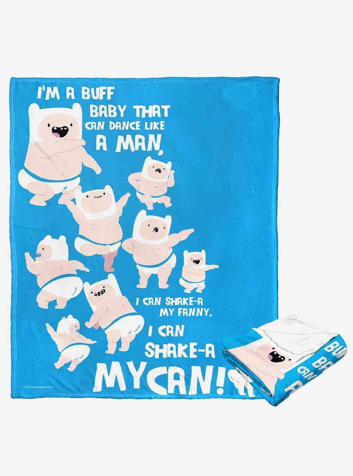 Adventure Time Buff Baby Dance Silk Touch Throw Blanket, , hi-res