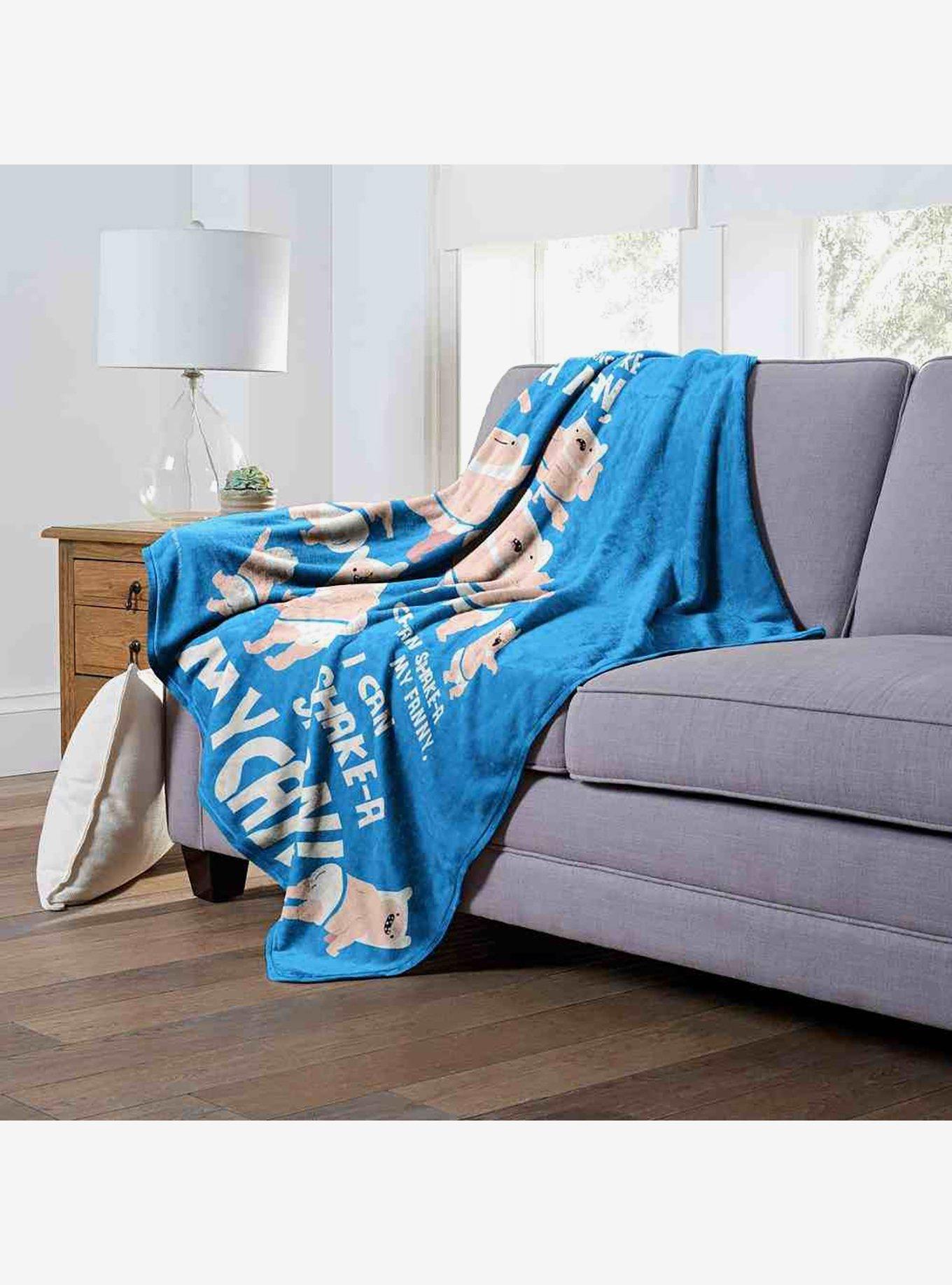 Adventure Time Buff Baby Dance Silk Touch Throw Blanket, , alternate