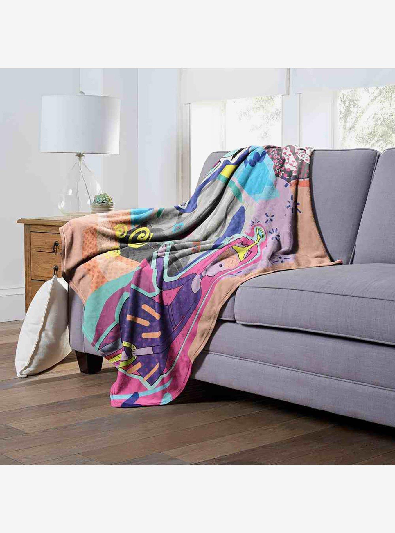 Adventure Time Crown Trouble Silk Touch Throw Blanket, , alternate