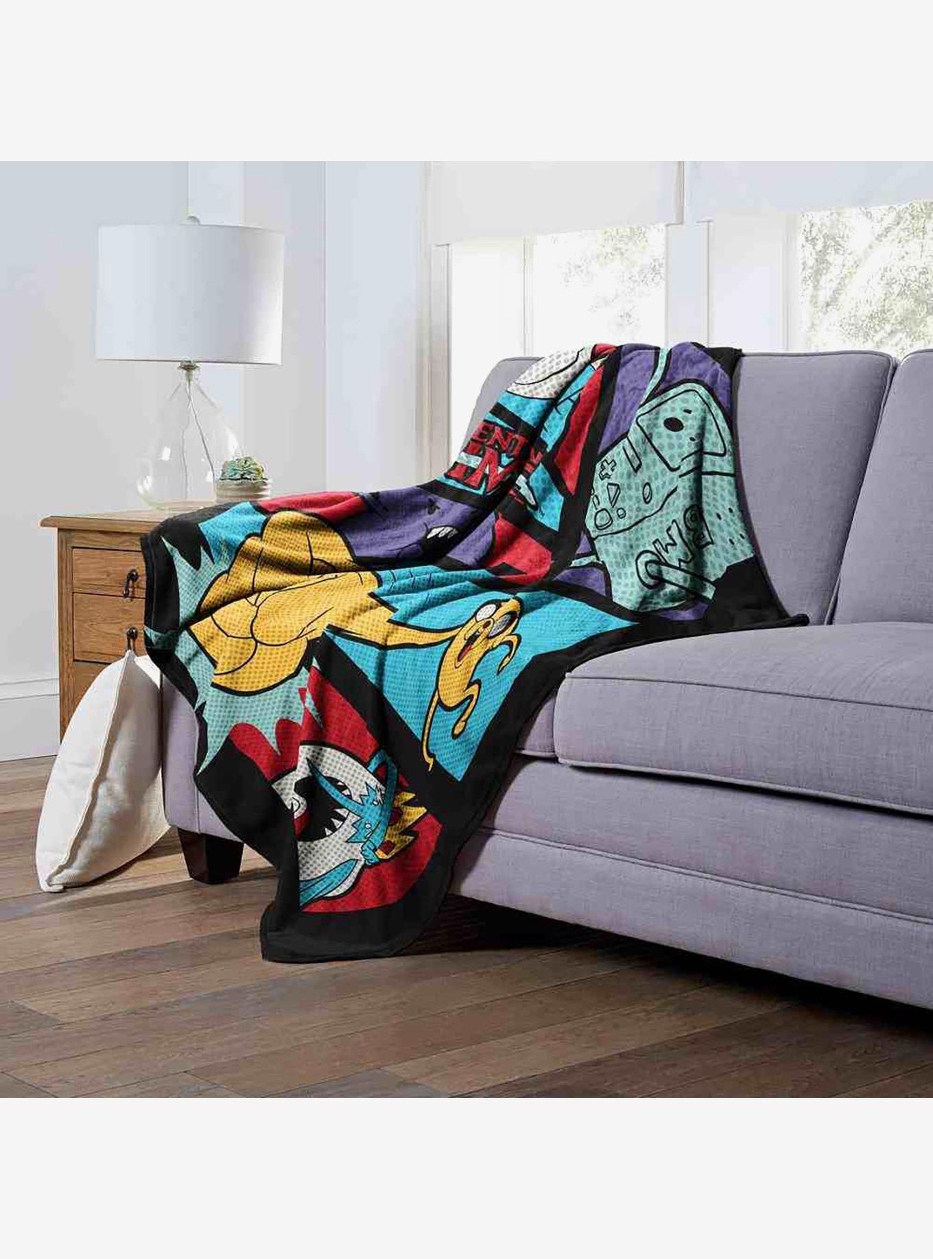 Adventure Time Adventure Comic Silk Touch Throw Blanket, , alternate