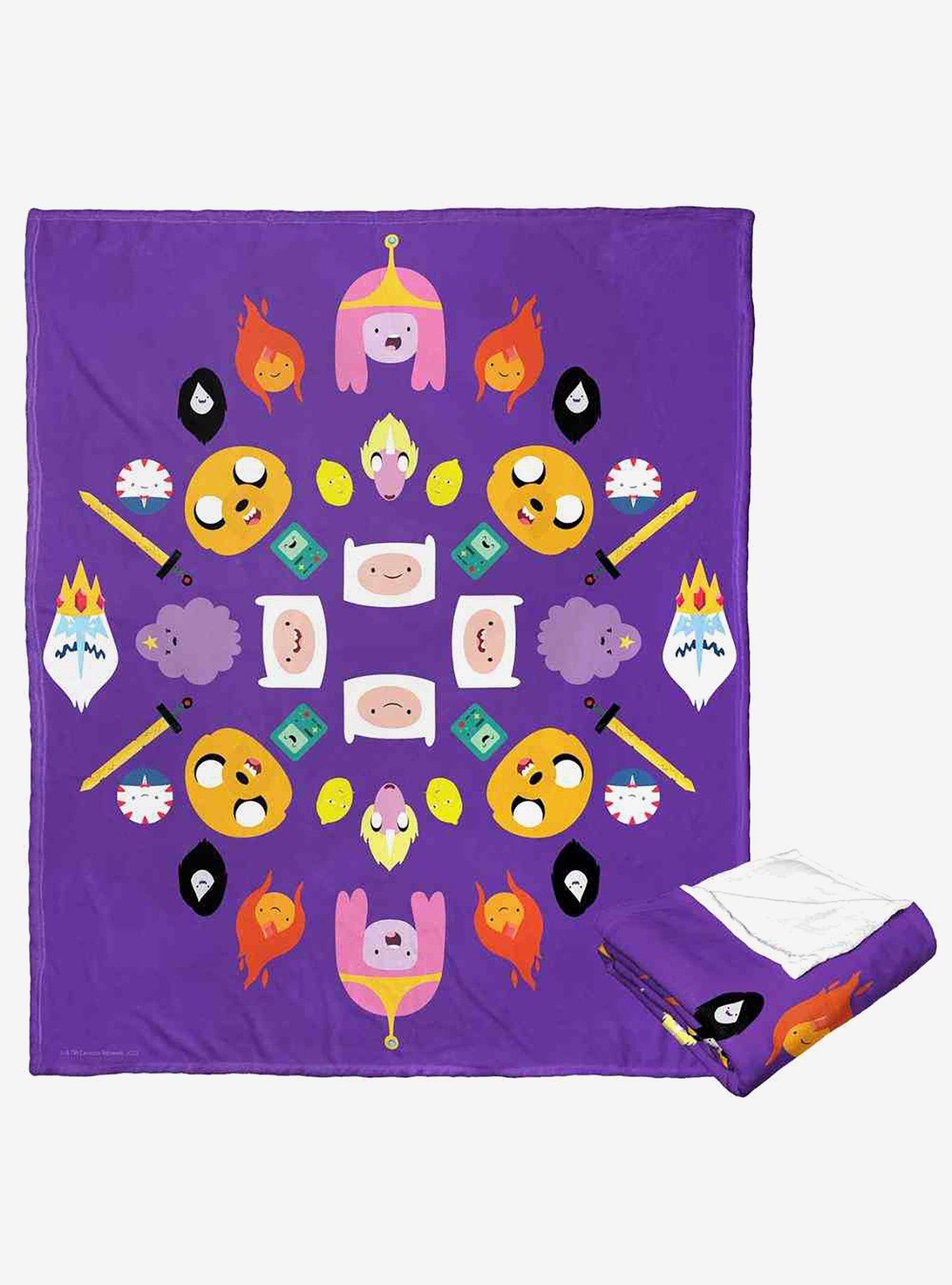Adventure Time Adventure Kalidescope Silk Touch Throw Blanket, , hi-res