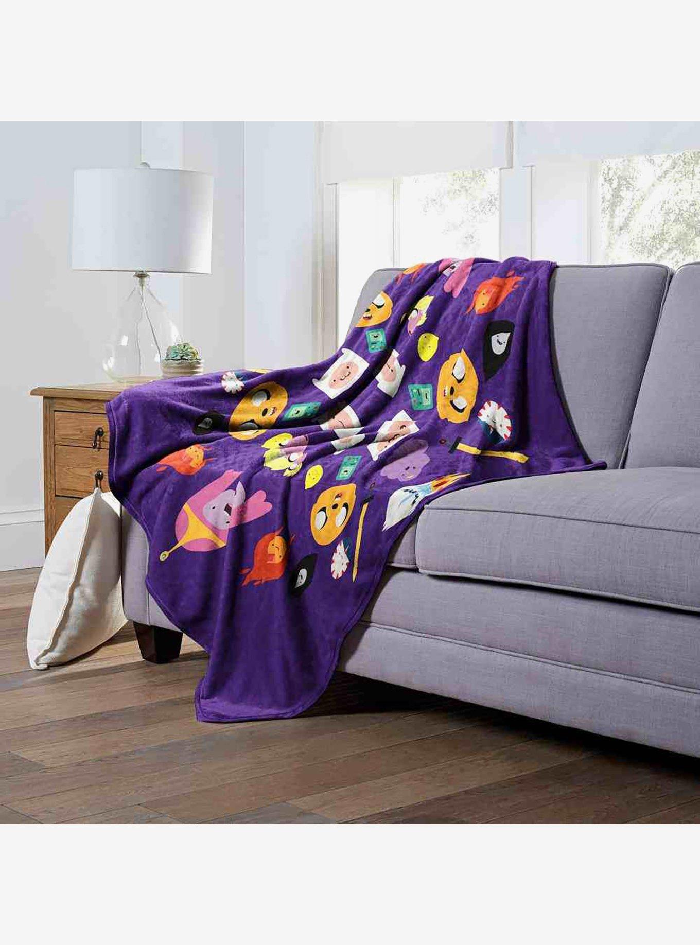 Adventure Time Adventure Kalidescope Silk Touch Throw Blanket, , alternate