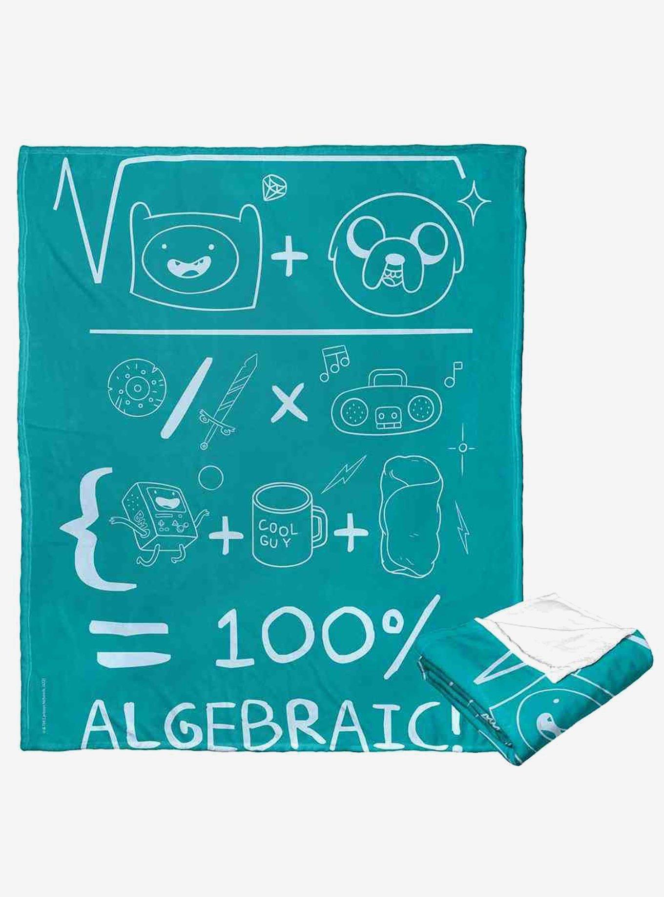 Adventure Time Algebraic Silk Touch Throw Blanket, , hi-res