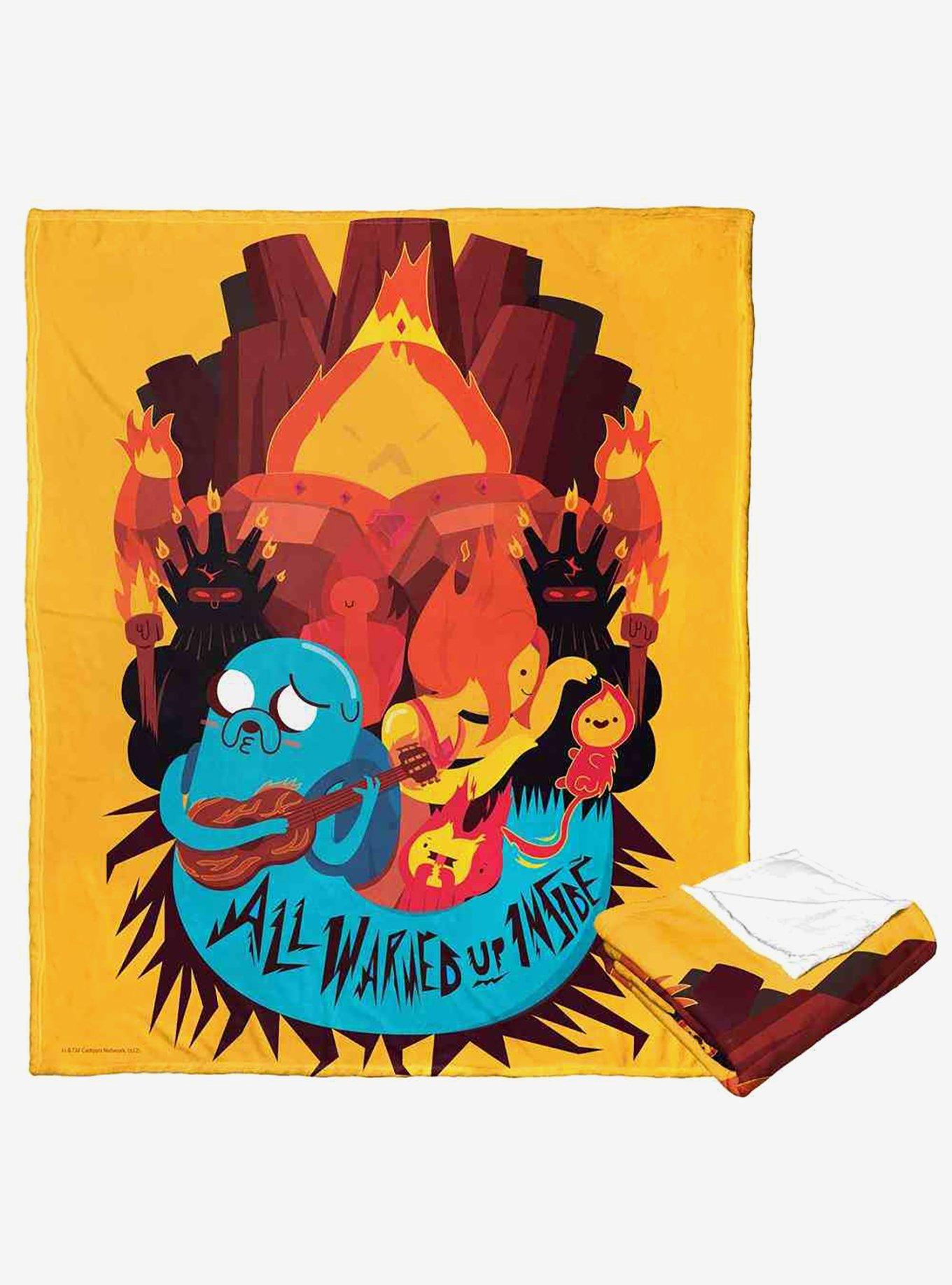 Adventure Time All Warmed Up Inside Silk Touch Throw Blanket, , hi-res
