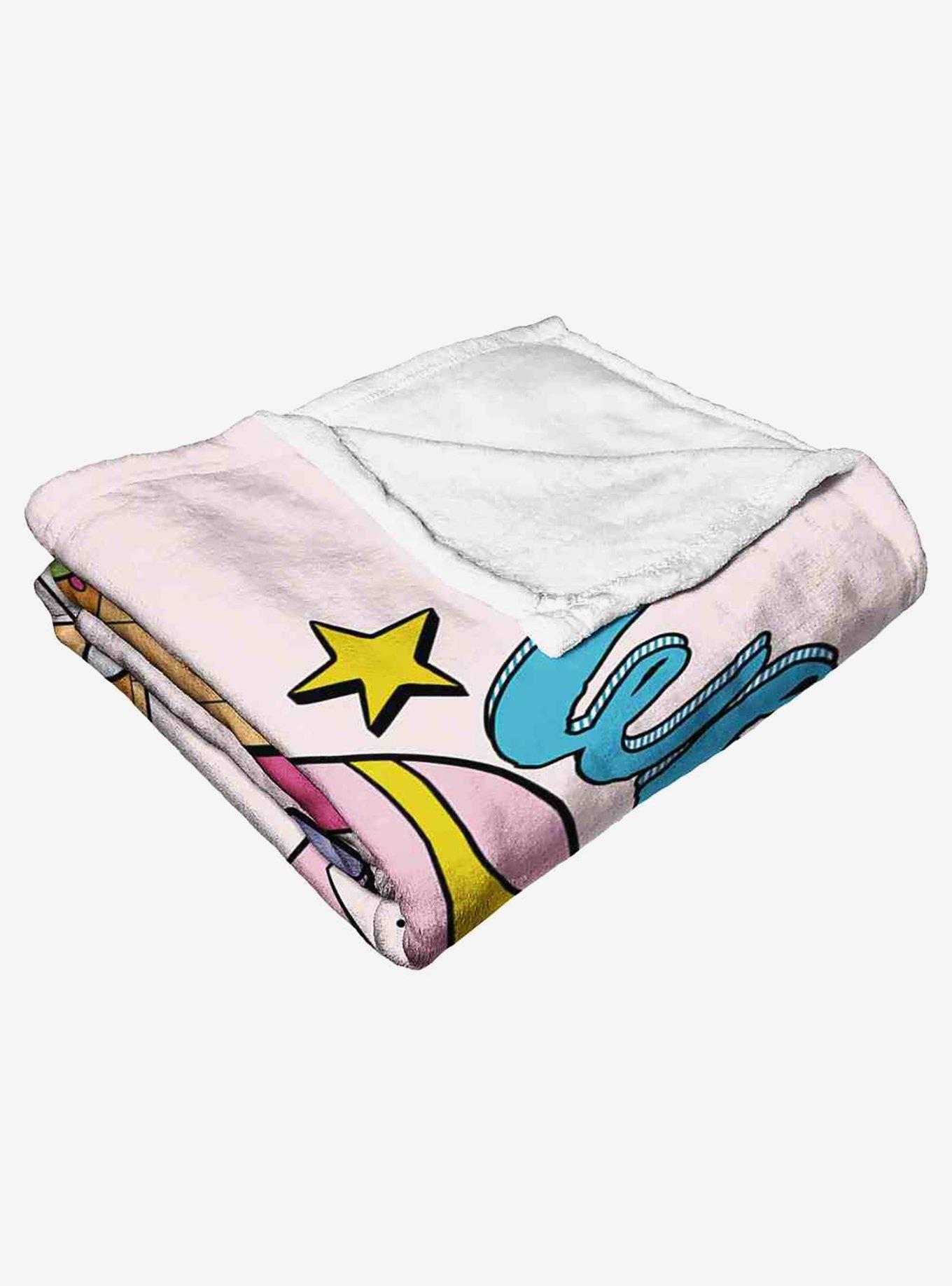 Adventure Time Awesome Together Silk Touch Throw Blanket, , alternate