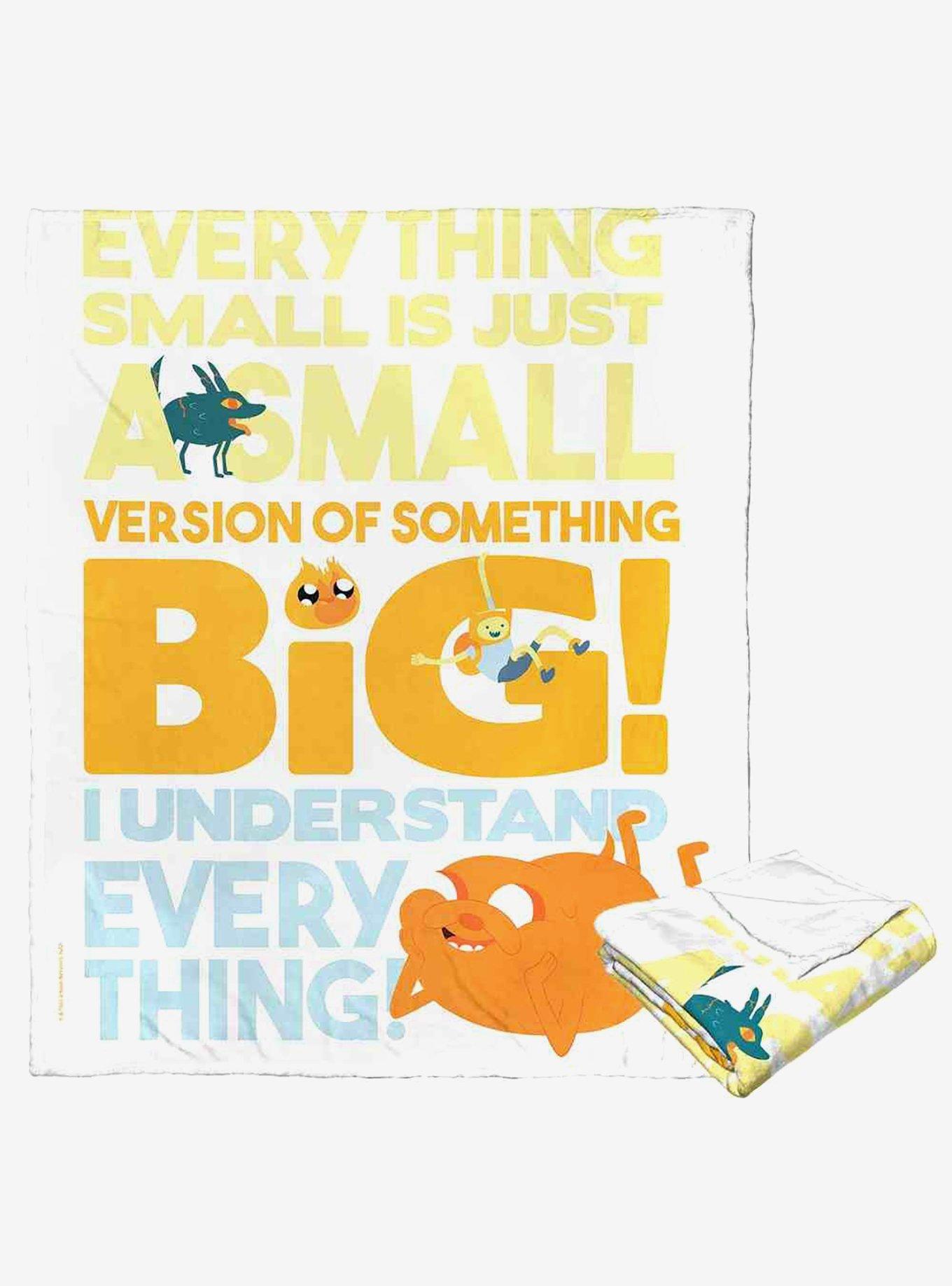 Adventure Time Big And Small Silk Touch Throw Blanket, , hi-res