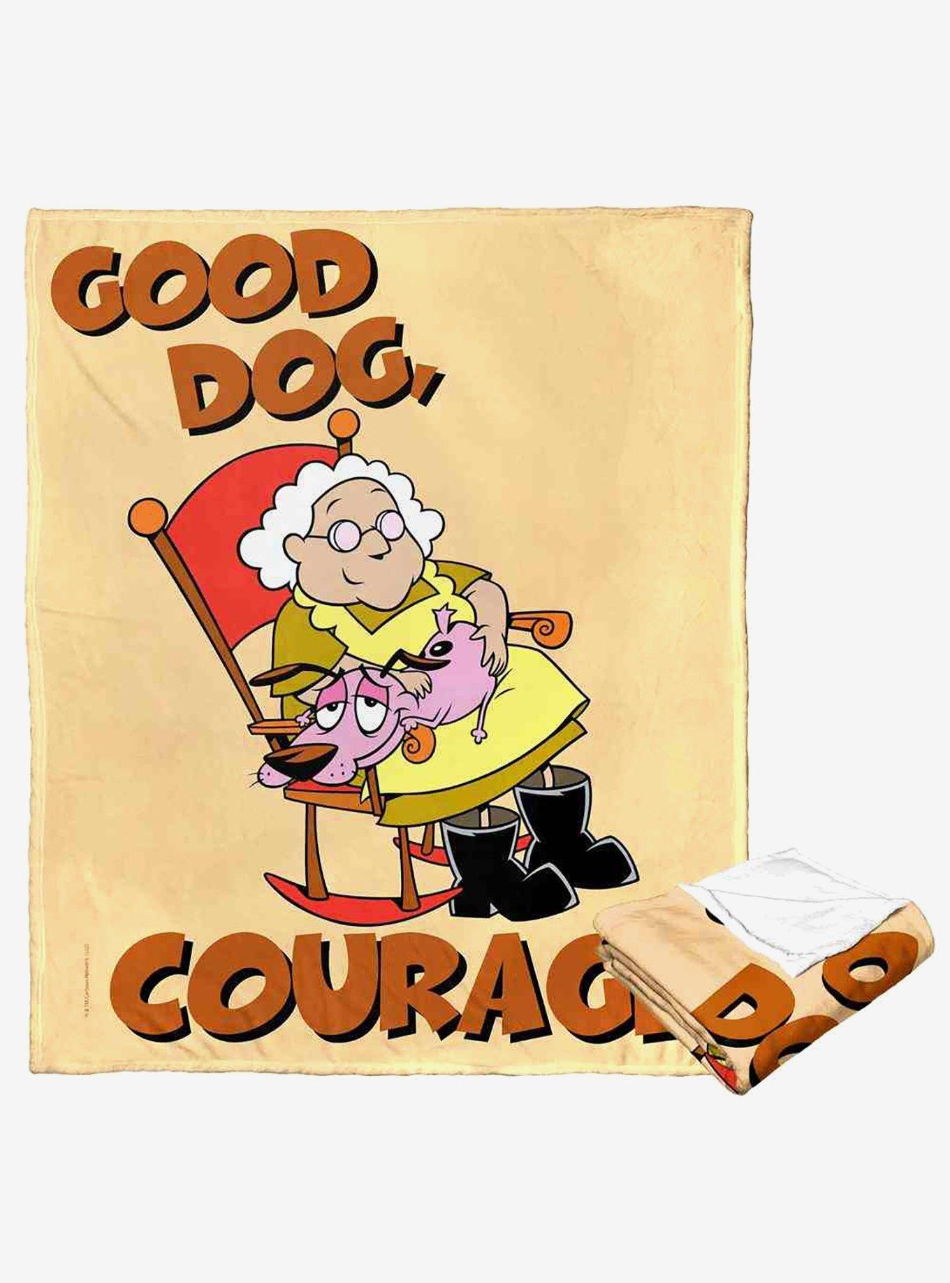 Courage The Cowardly Dog Good Dog Courage Silk Touch Throw Blanket, , hi-res