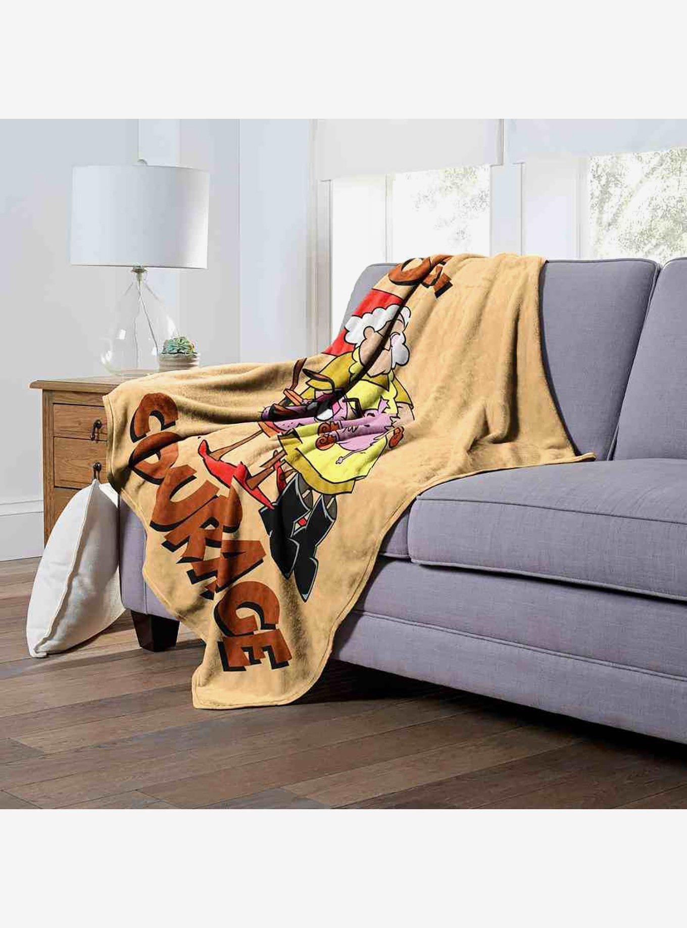 Courage The Cowardly Dog Good Dog Courage Silk Touch Throw Blanket, , alternate