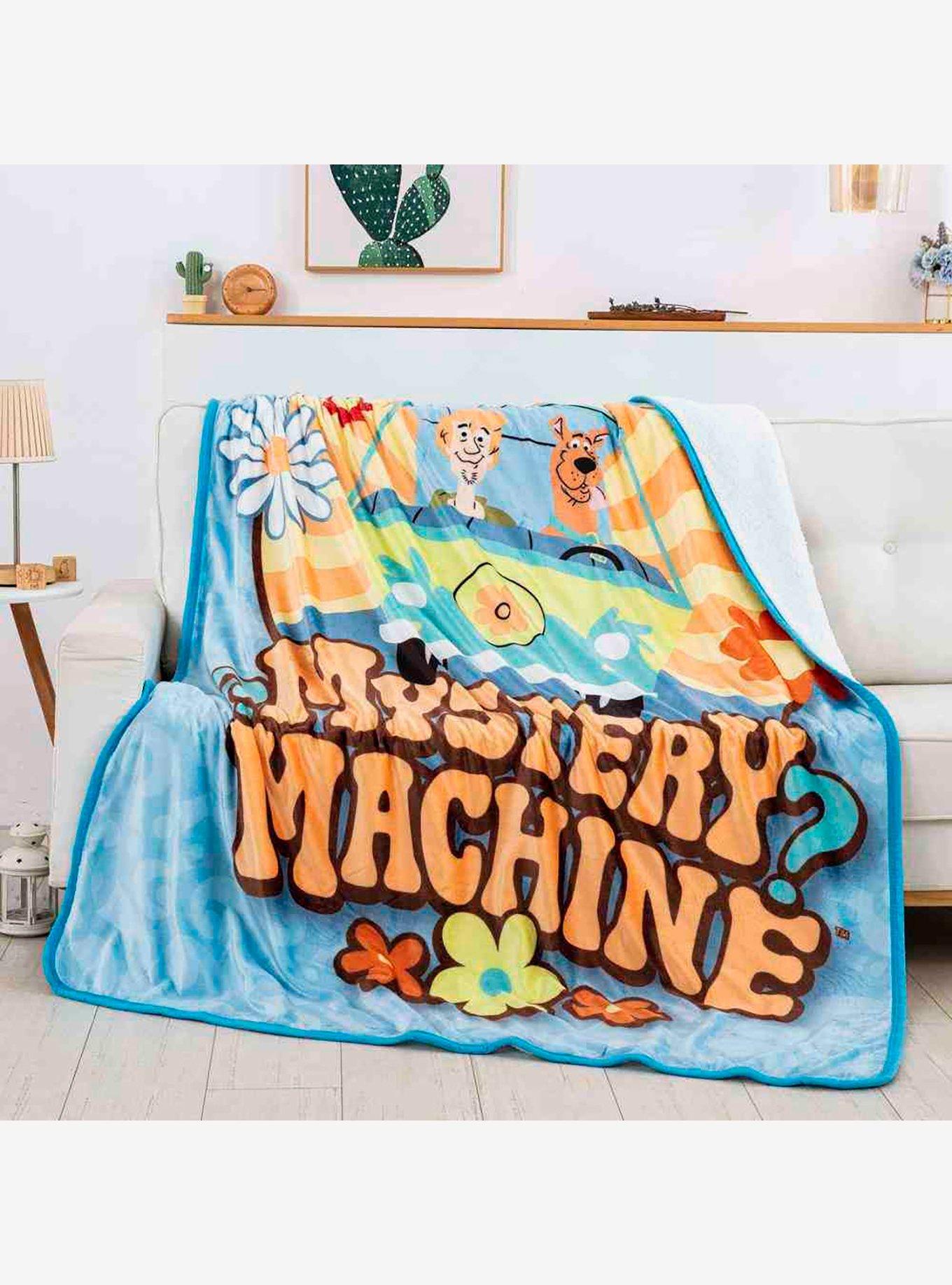 Scooby-Doo! Mystery Van Fun Silk Touch Sherpa Blanket, , alternate