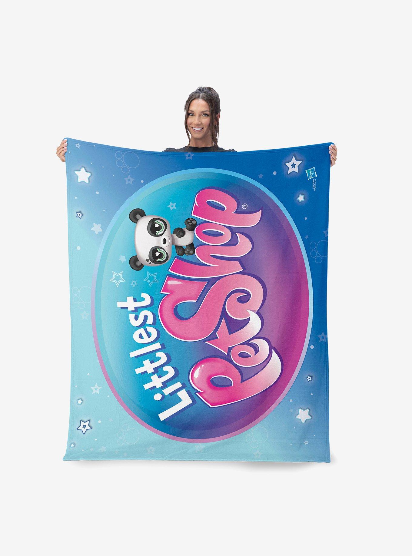 Littlest Pet Shop Panda Silk Touch Sherpa Throw Blanket, , hi-res