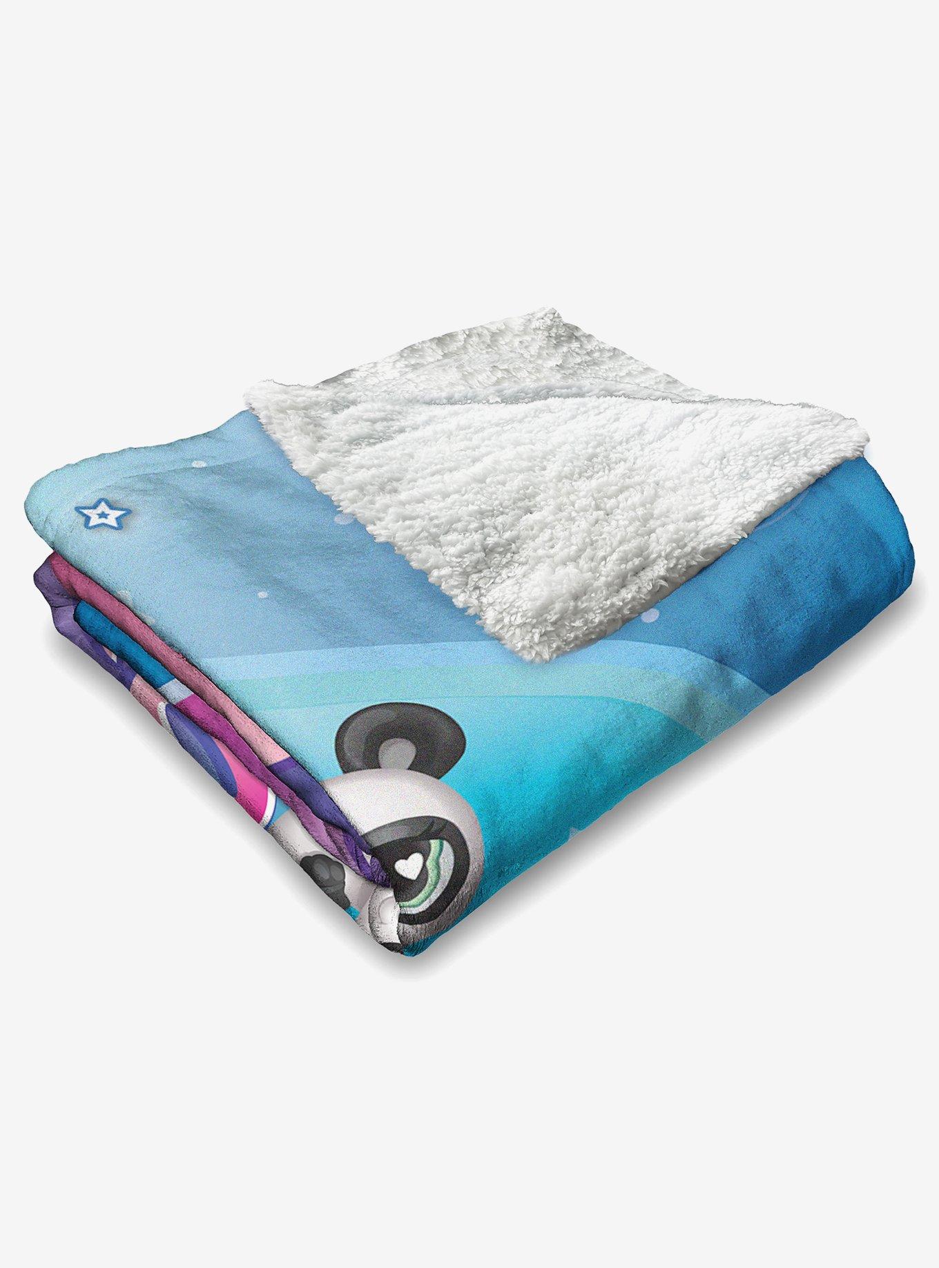 Littlest Pet Shop Panda Silk Touch Sherpa Throw Blanket, , alternate