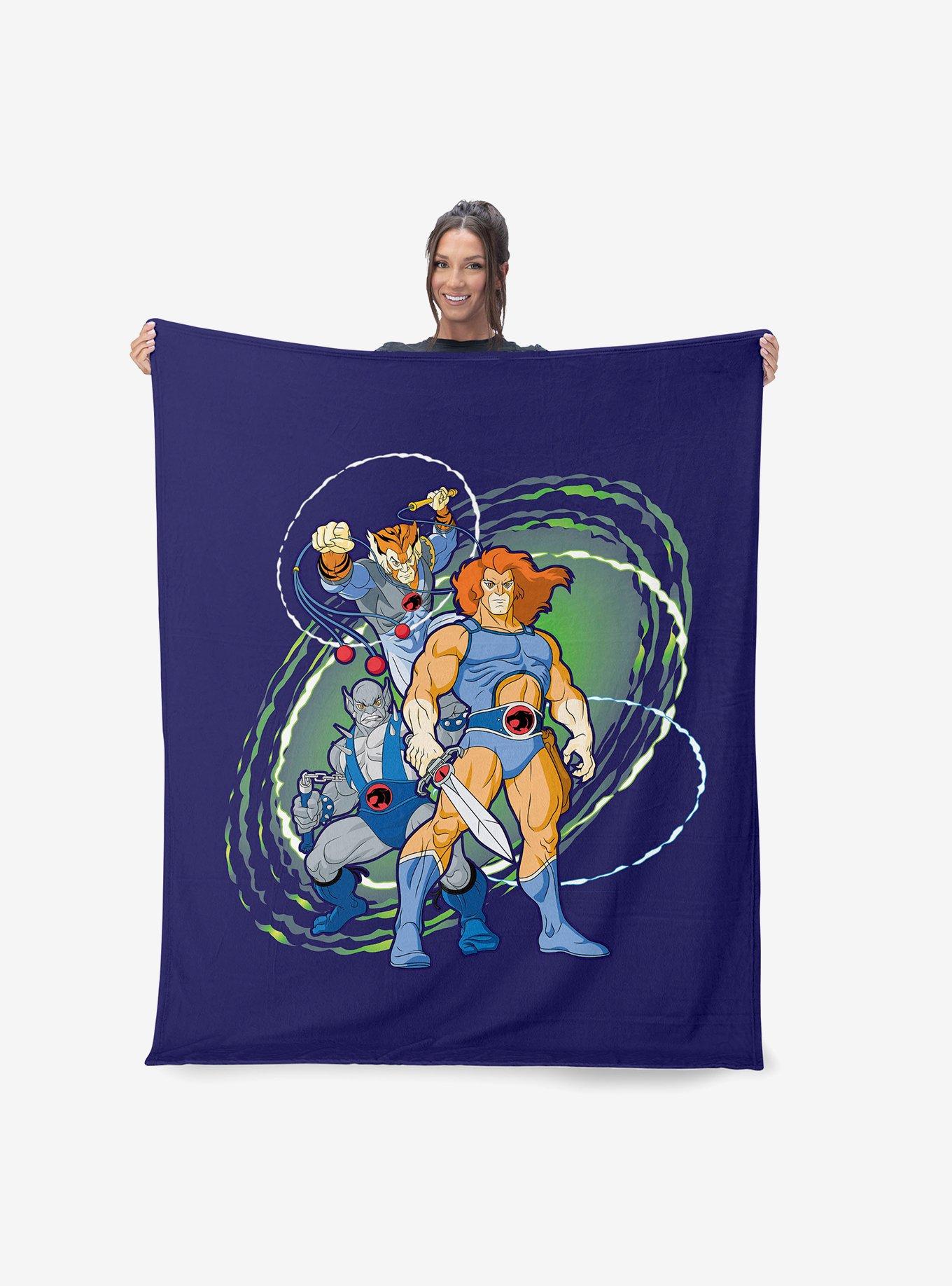 Thundercats On The Loose Silk Touch Sherpa Throw Blanket, , hi-res