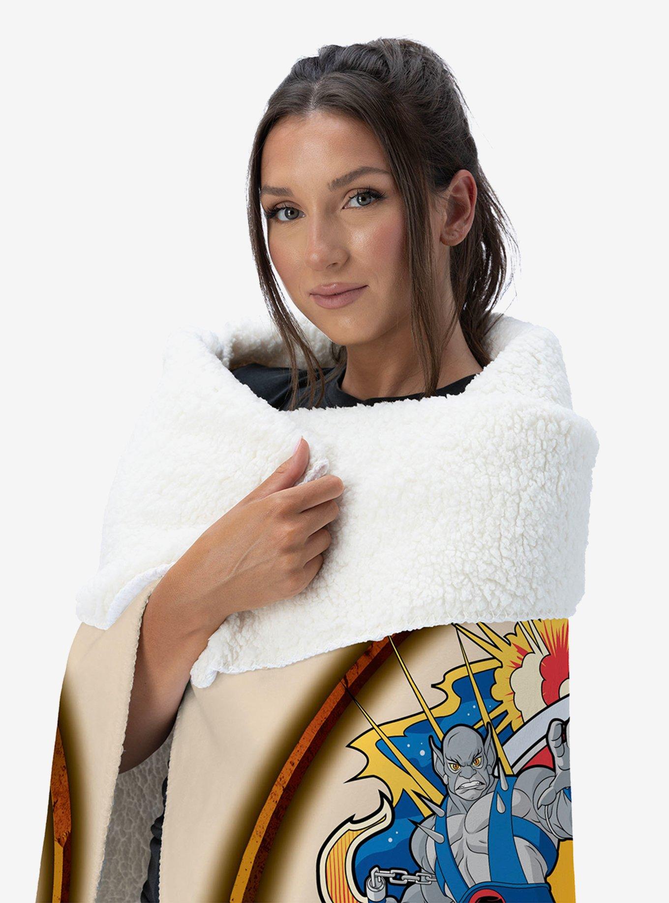 Thundercats Justice, Truth, Honor, And Loyalty Silk Touch Sherpa Throw Blanket, , alternate