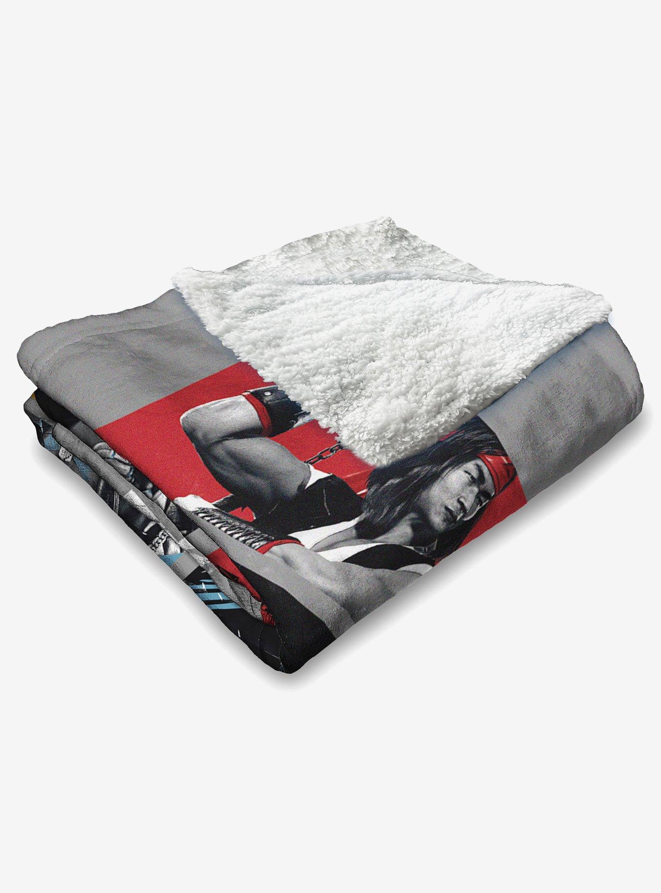 Mortal Kombat Test Your Might Silk Touch Sherpa Throw Blanket, , alternate