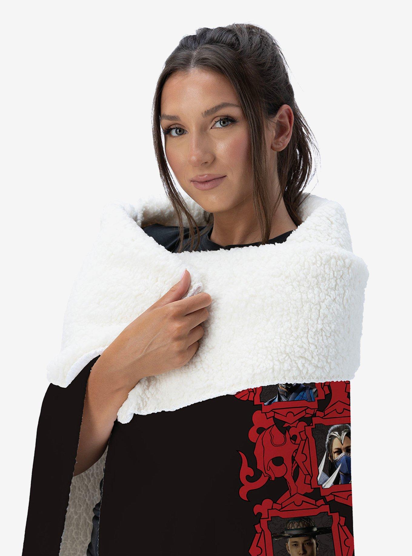 Mortal Kombat Choose Your Fighter Silk Touch Sherpa Throw Blanket, , alternate