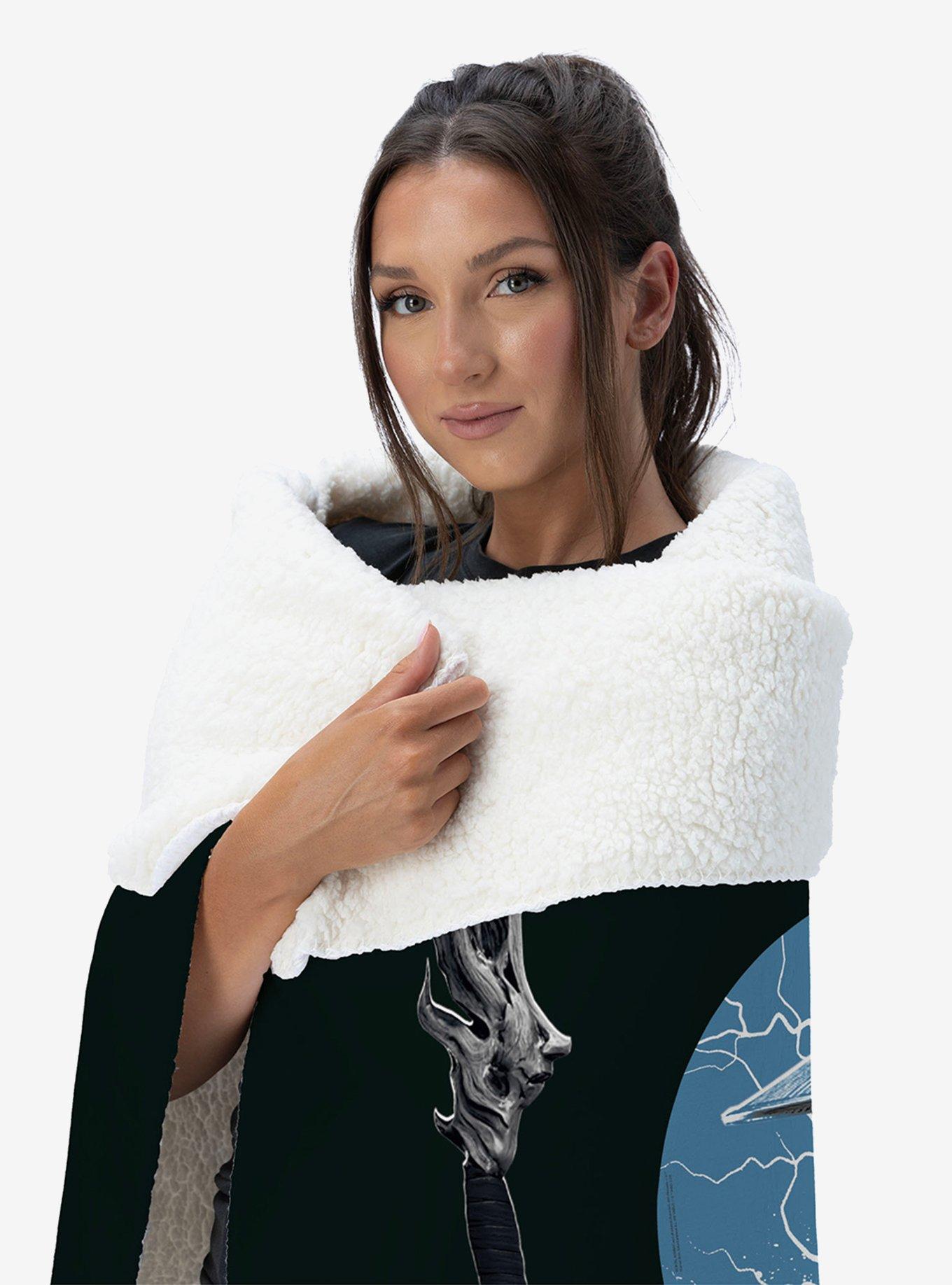 Mortal Kombat Raiden Silk Touch Sherpa Throw Blanket, , alternate