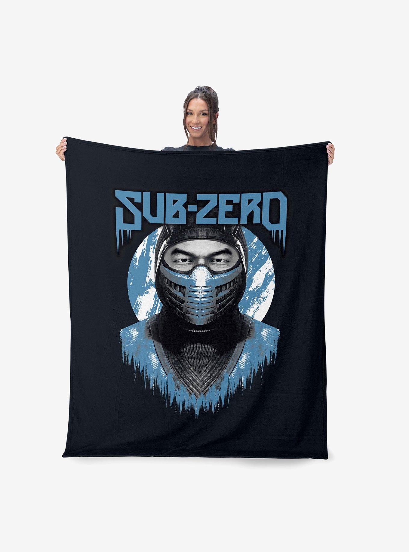 Mortal Kombat Subzero Silk Touch Sherpa Throw Blanket, , hi-res